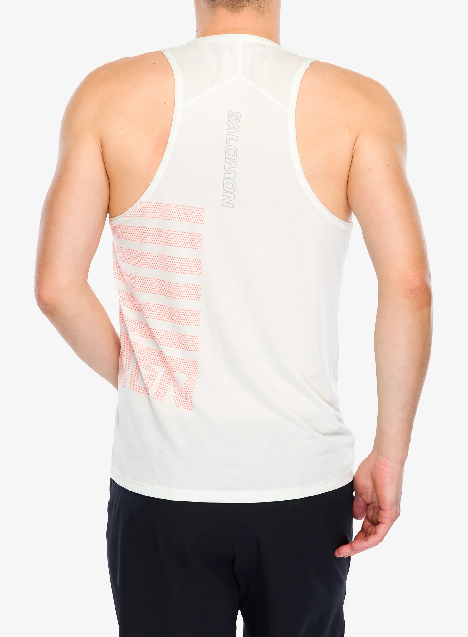 Laufshirt Salomon Sense Aero Singlet GFX - icicle
