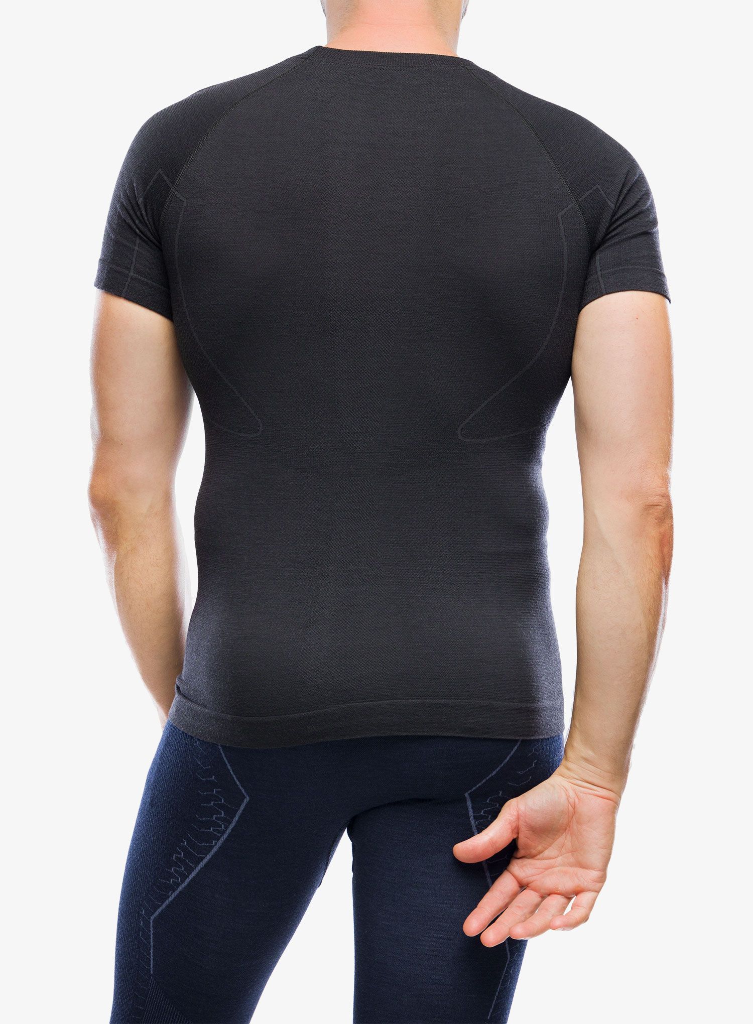 T-Shirt Herren Brubeck Active Wool T-shirt - graphite