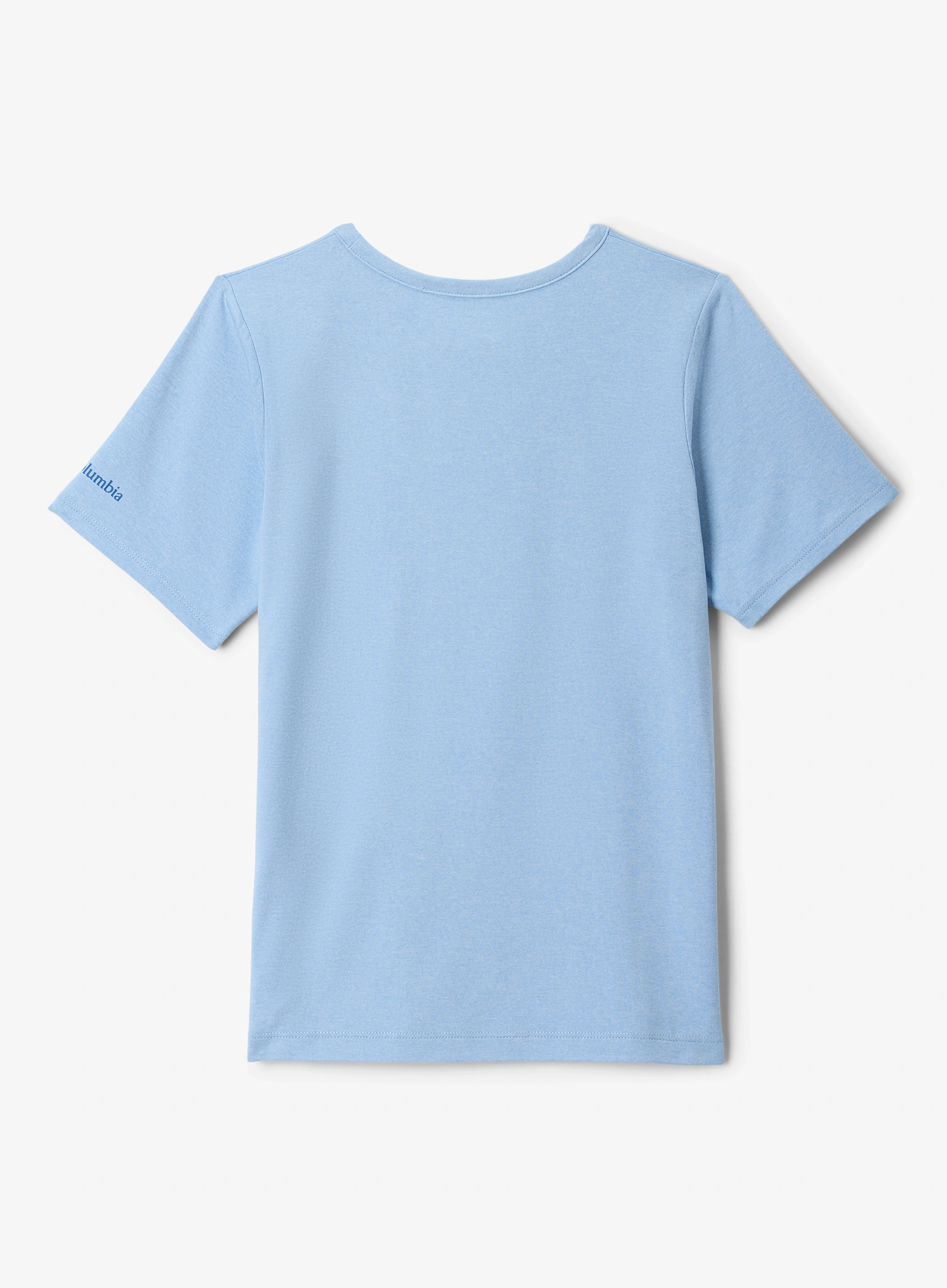T-Shirt Jungen Columbia Tech Trail Short Sleeve Graphic Shirt - ripple blue hthr/explore