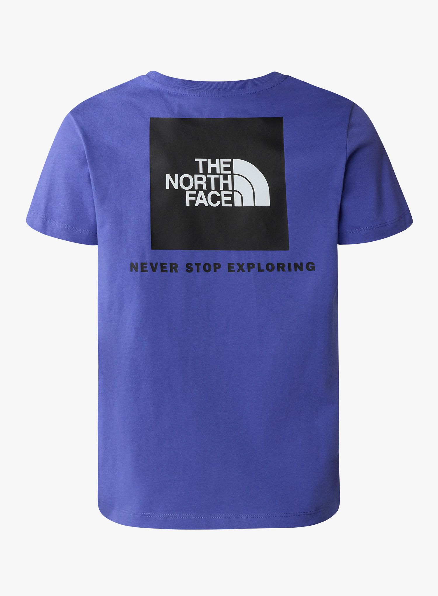T-Shirt Jungen The North Face S/S Redbox Tee Back Box Graphic - dopamine blue