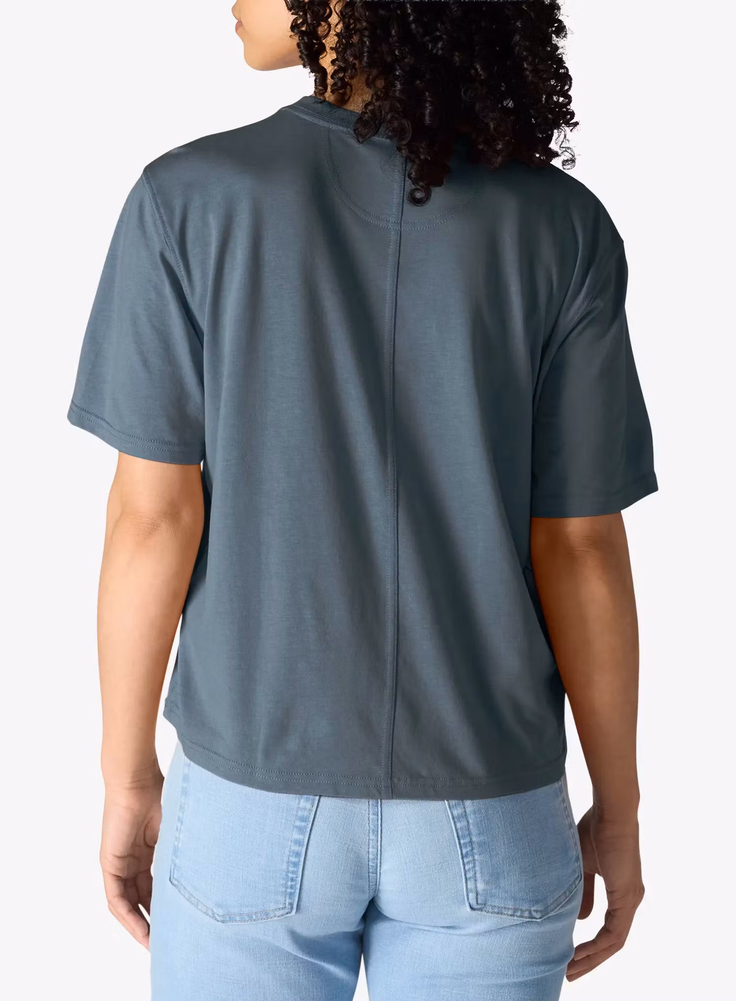 Shirt Damen Carhartt Tencel Fiber Series Loose T-Shirt - iron blue
