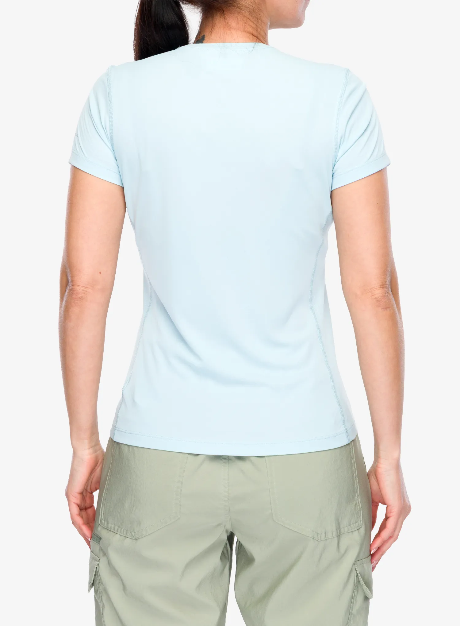 Shirt Damen Columbia Zero Rules Light S/S Crew - marine light