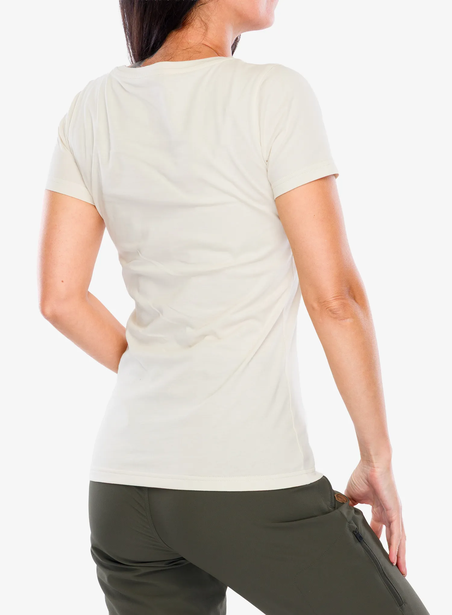 Shirt Damen Fjallraven 1960 Logo T-shirt - chalk white