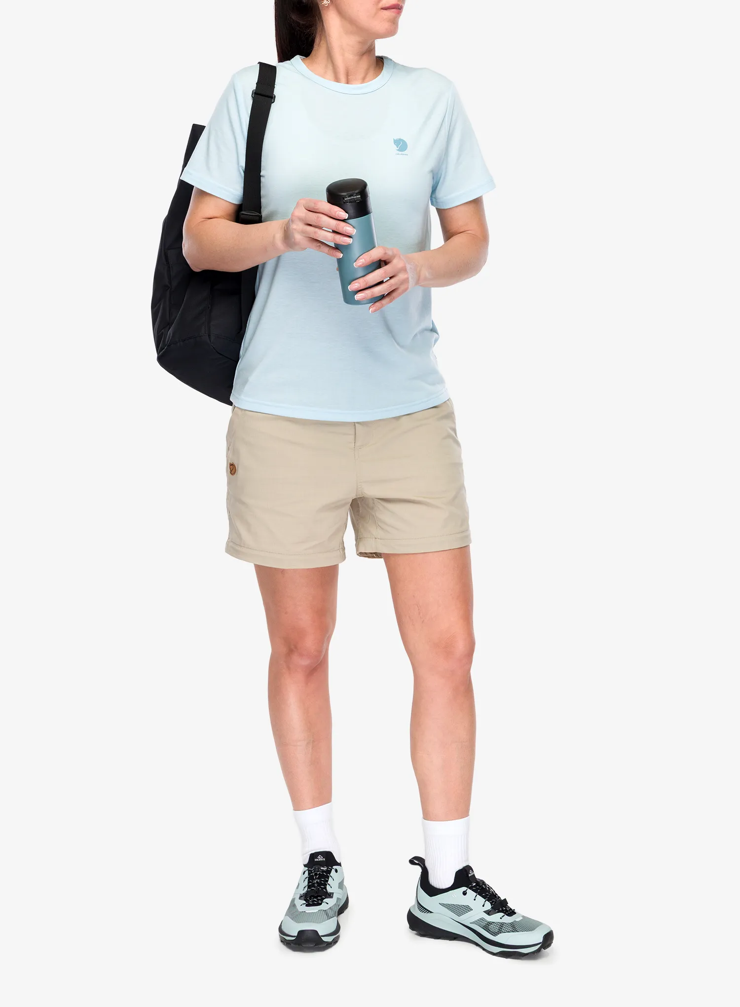 Shirt Damen Fjallraven High Coast SS - breeze blue