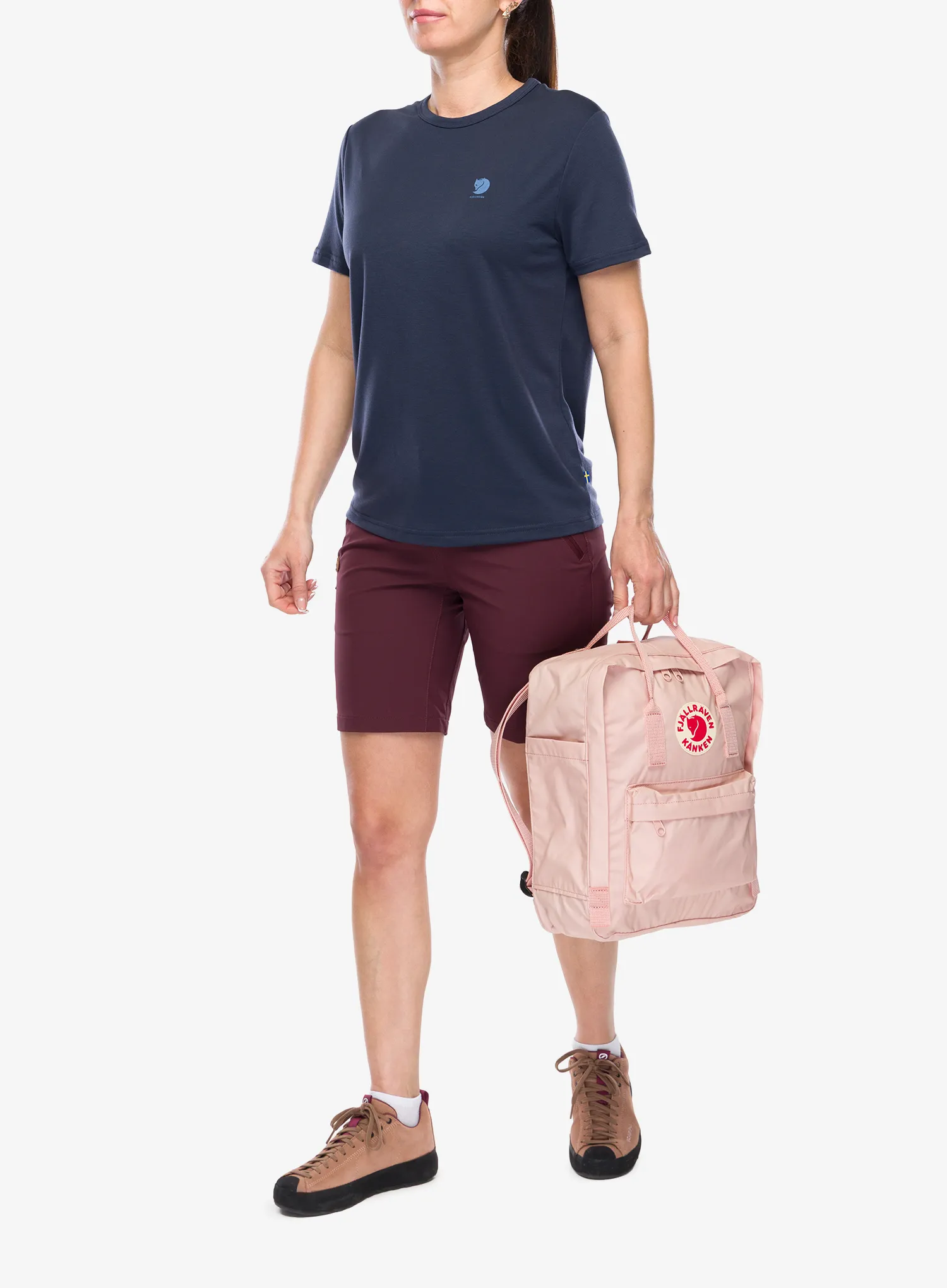 Shirt Damen Fjallraven High Coast SS - navy
