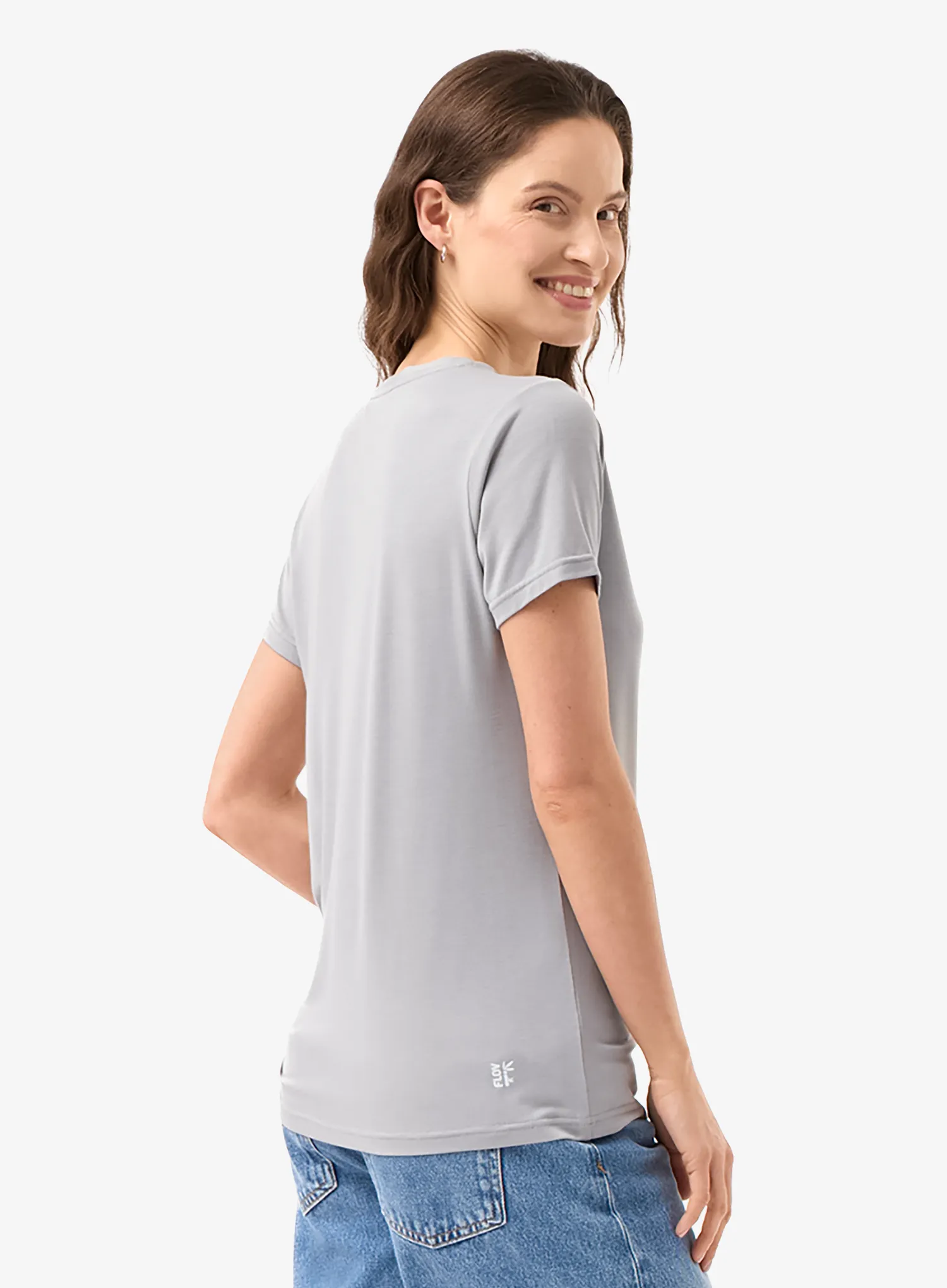Shirt Damen Flov Yucca - light grey/light grey