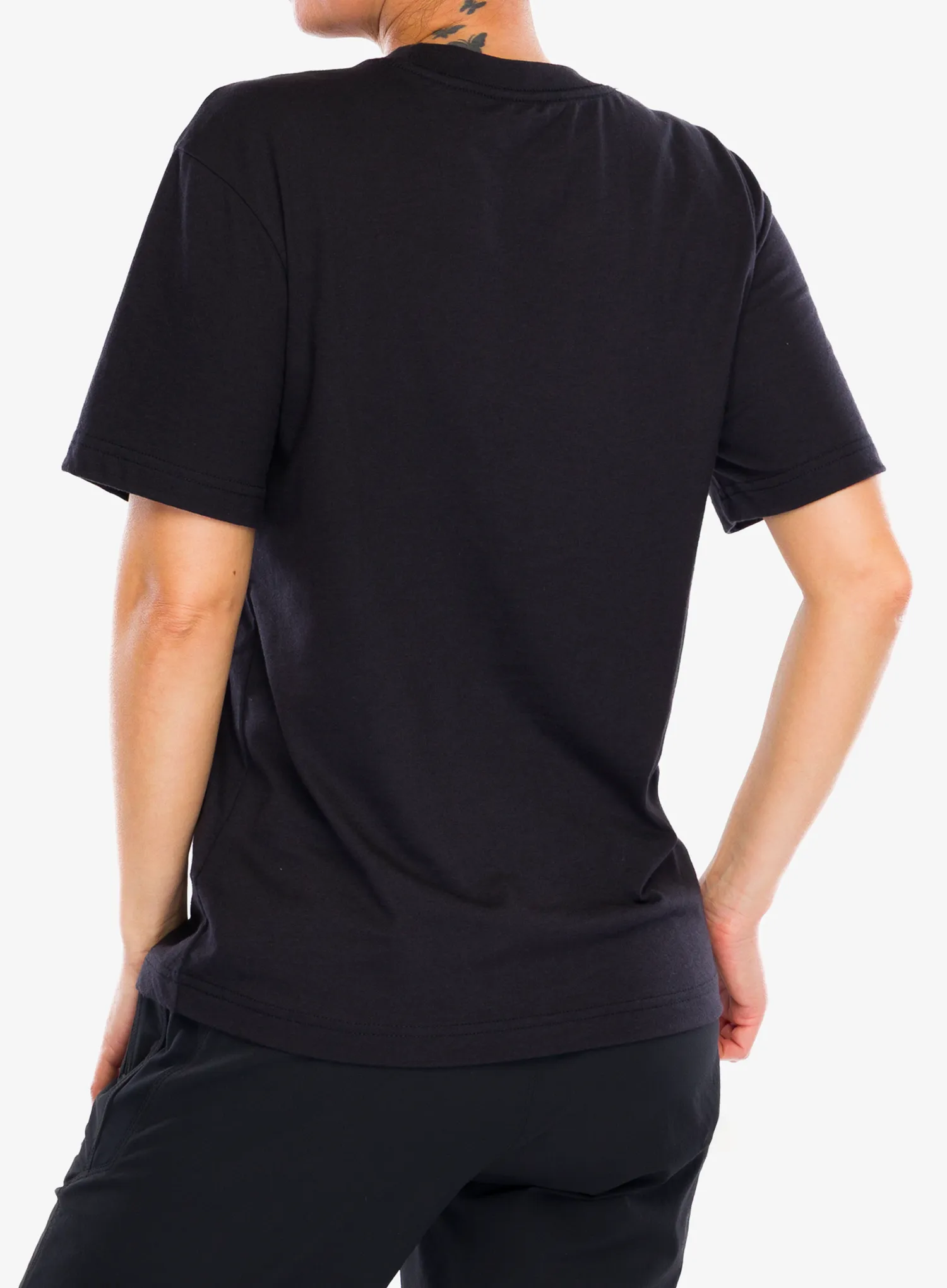 Shirt Damen Fox Head Basic Tee - black/pink