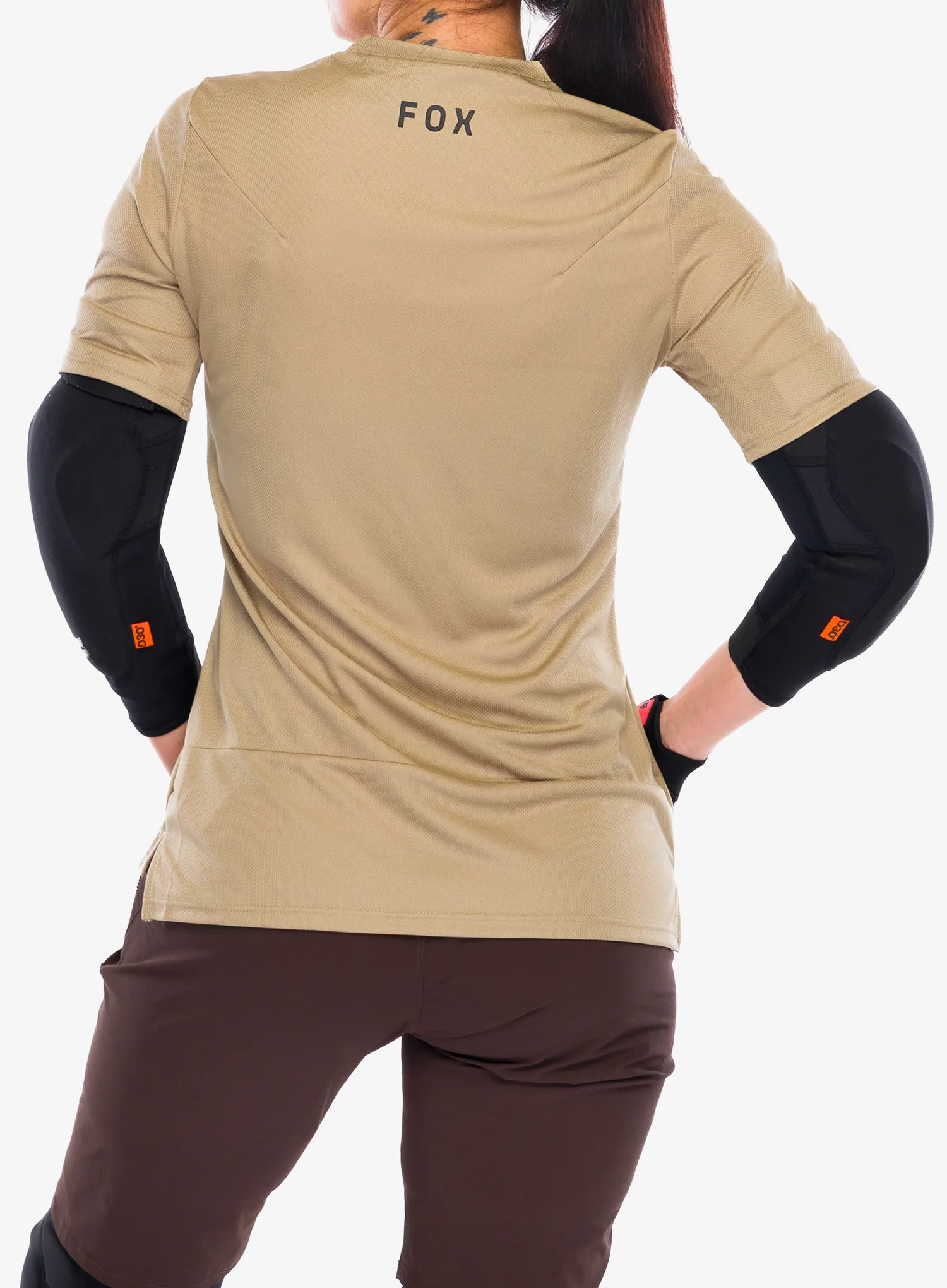 Shirt Damen Fox Ranger SS Jersey Fox Head - sand