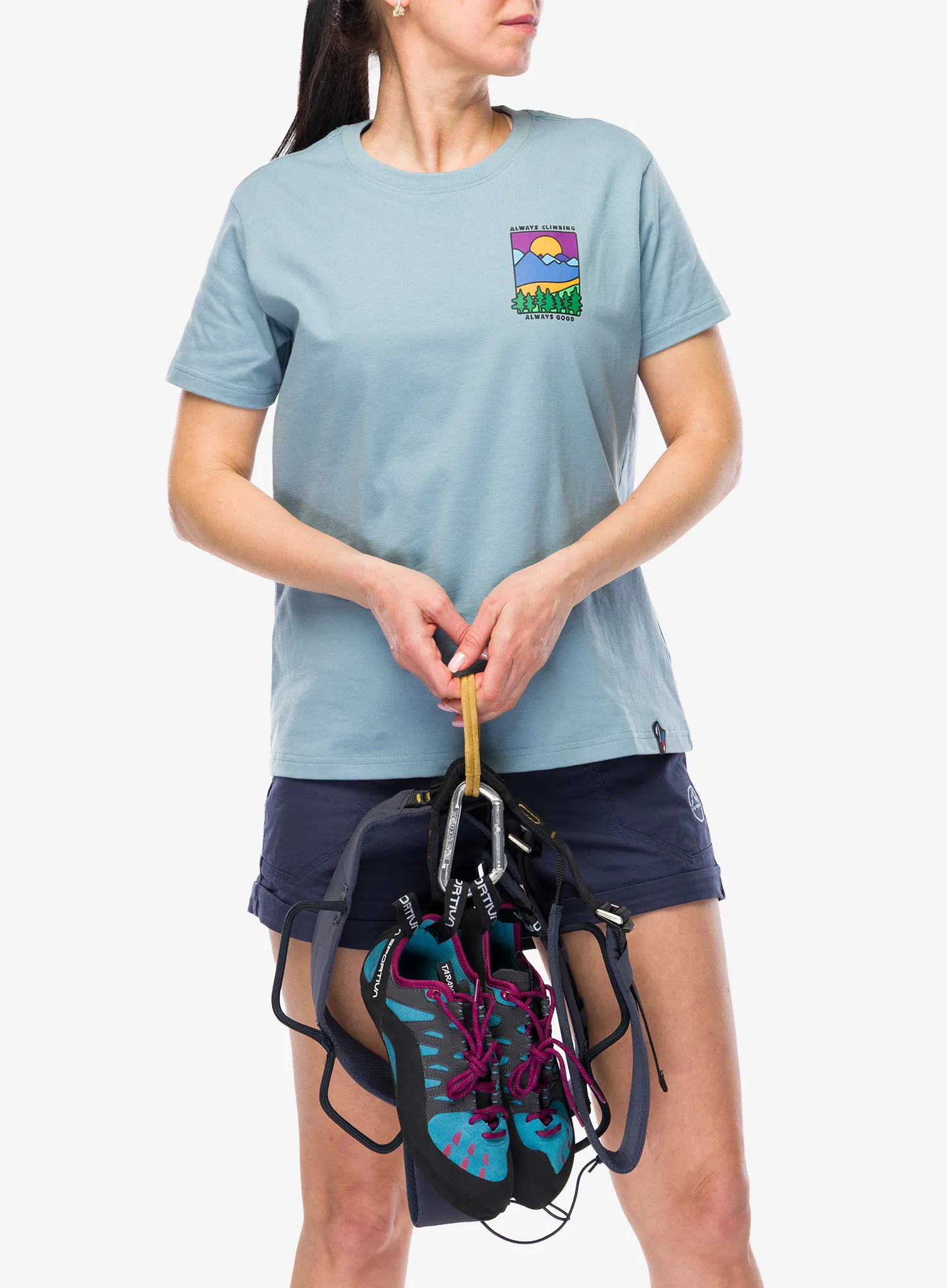 Shirt Damen La Sportiva Always Climbing - limestone