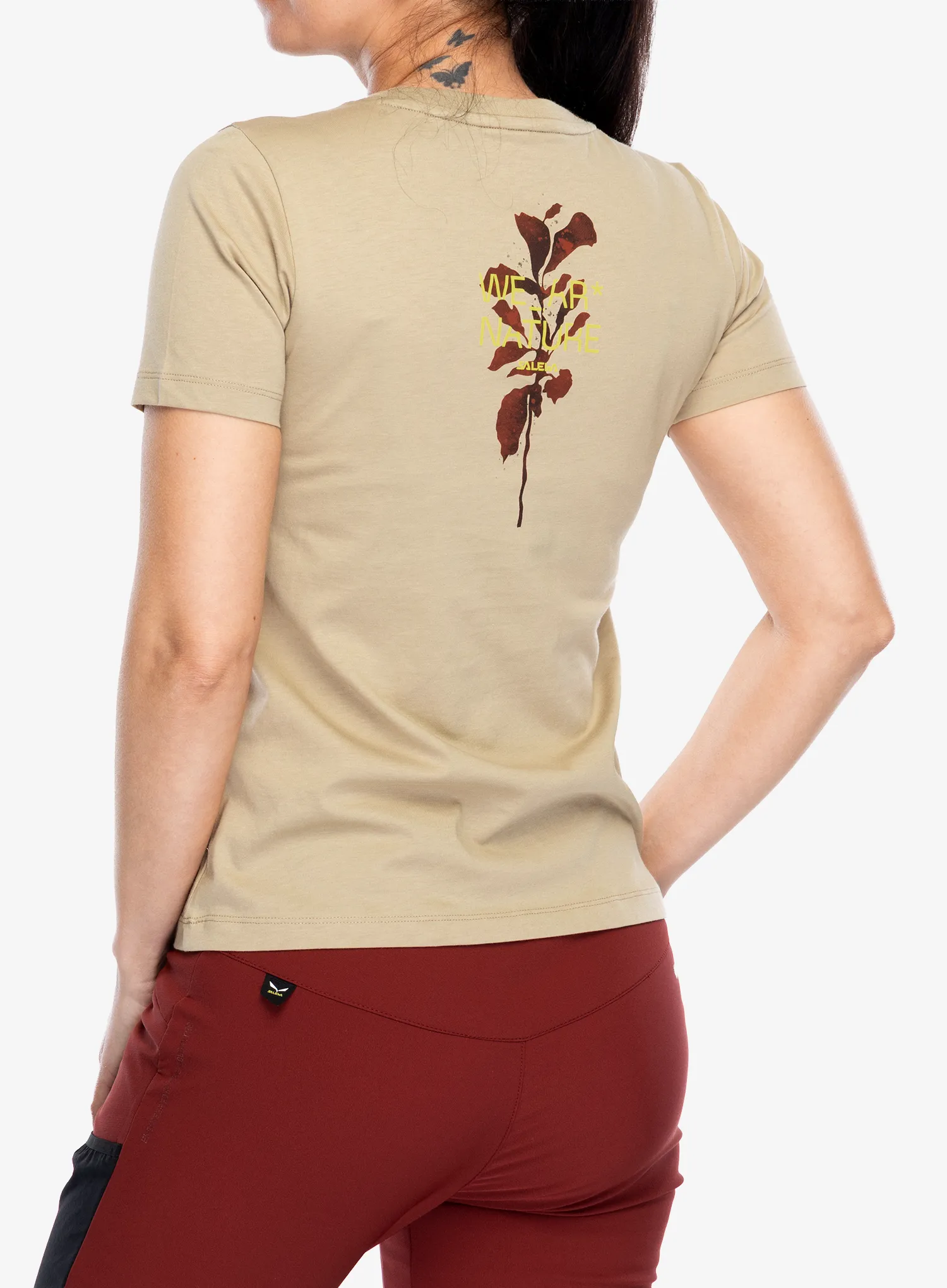 Shirt Damen Salewa Eagle Nature T-Shirt - quicksand