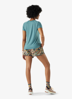 Shirt Damen Smartwool Active Ultralite Short Sleeve - dusty teal