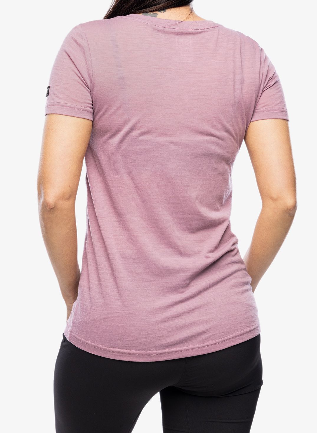 Shirt Damen Super.natural Tied By Heart Tee - orchid/feather grey/blueberry