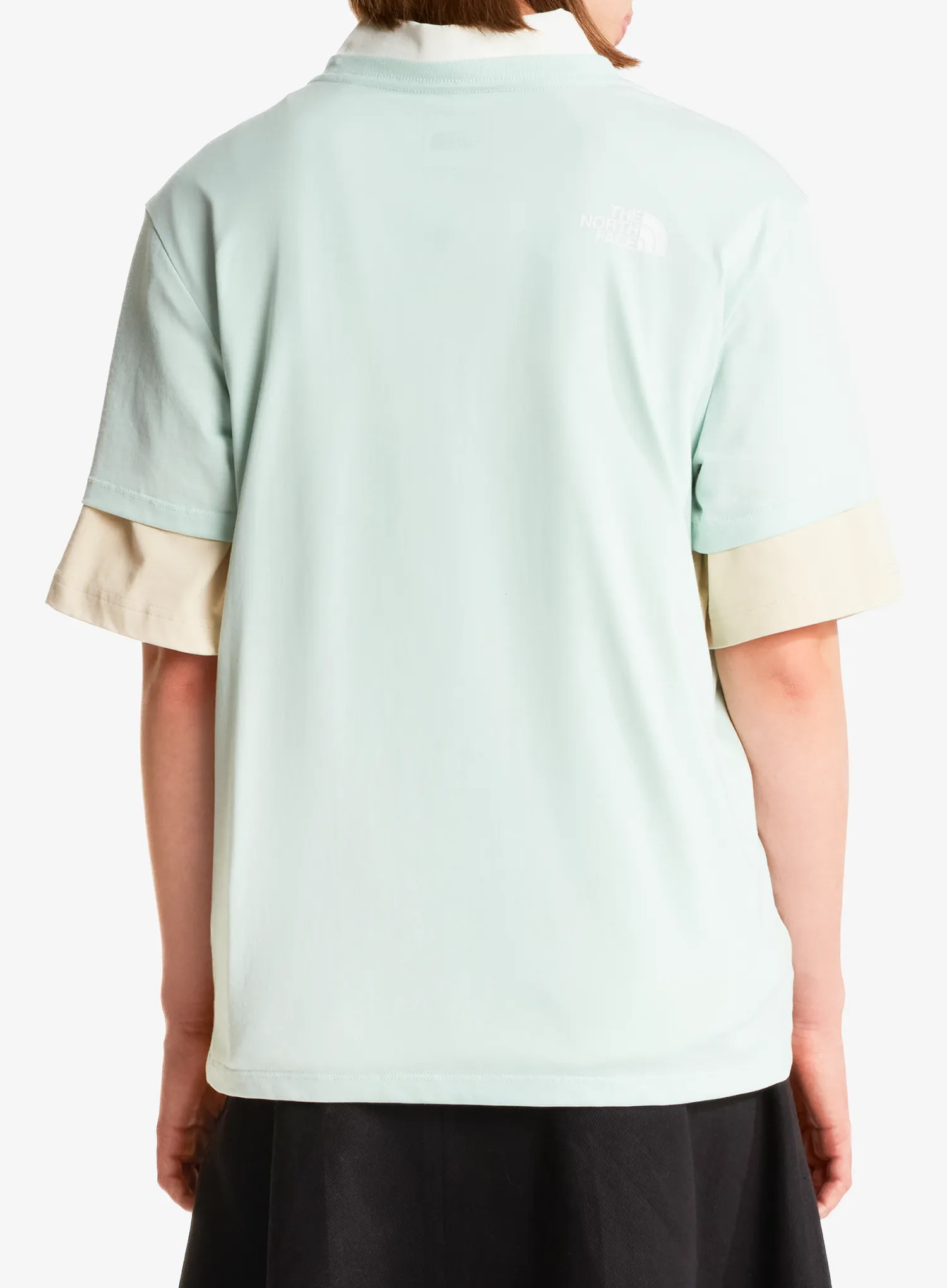 Shirt Damen The North Face Evolution Half Dome Relaxed Short Sleeve - opal frost