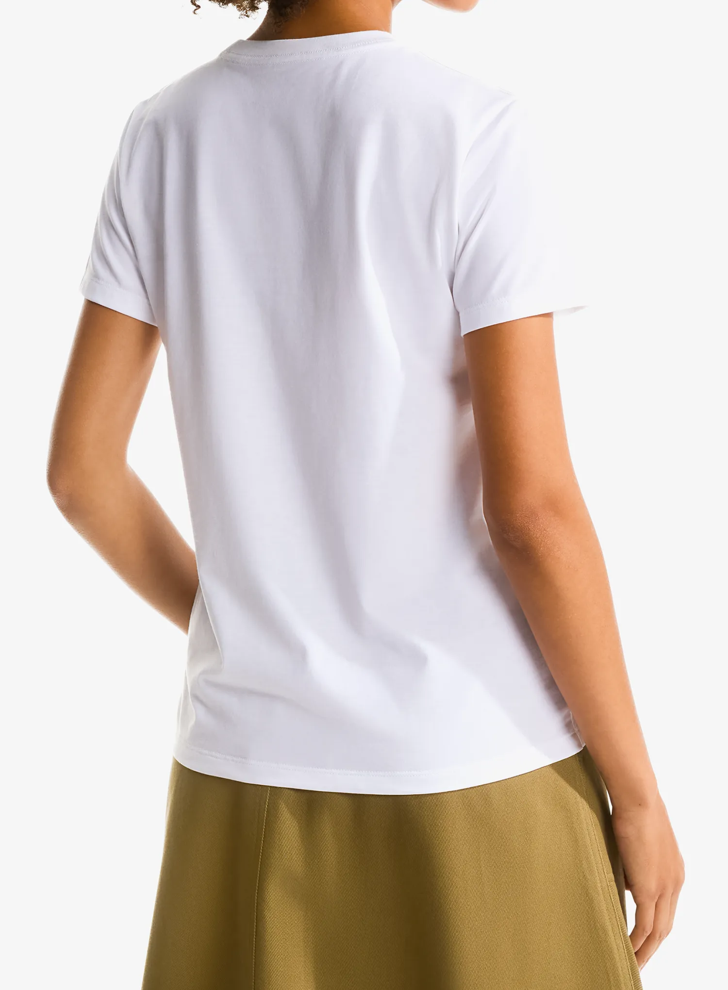 Shirt Damen The North Face Evolution Simple Dome Slim Short Sleeve - tnf white