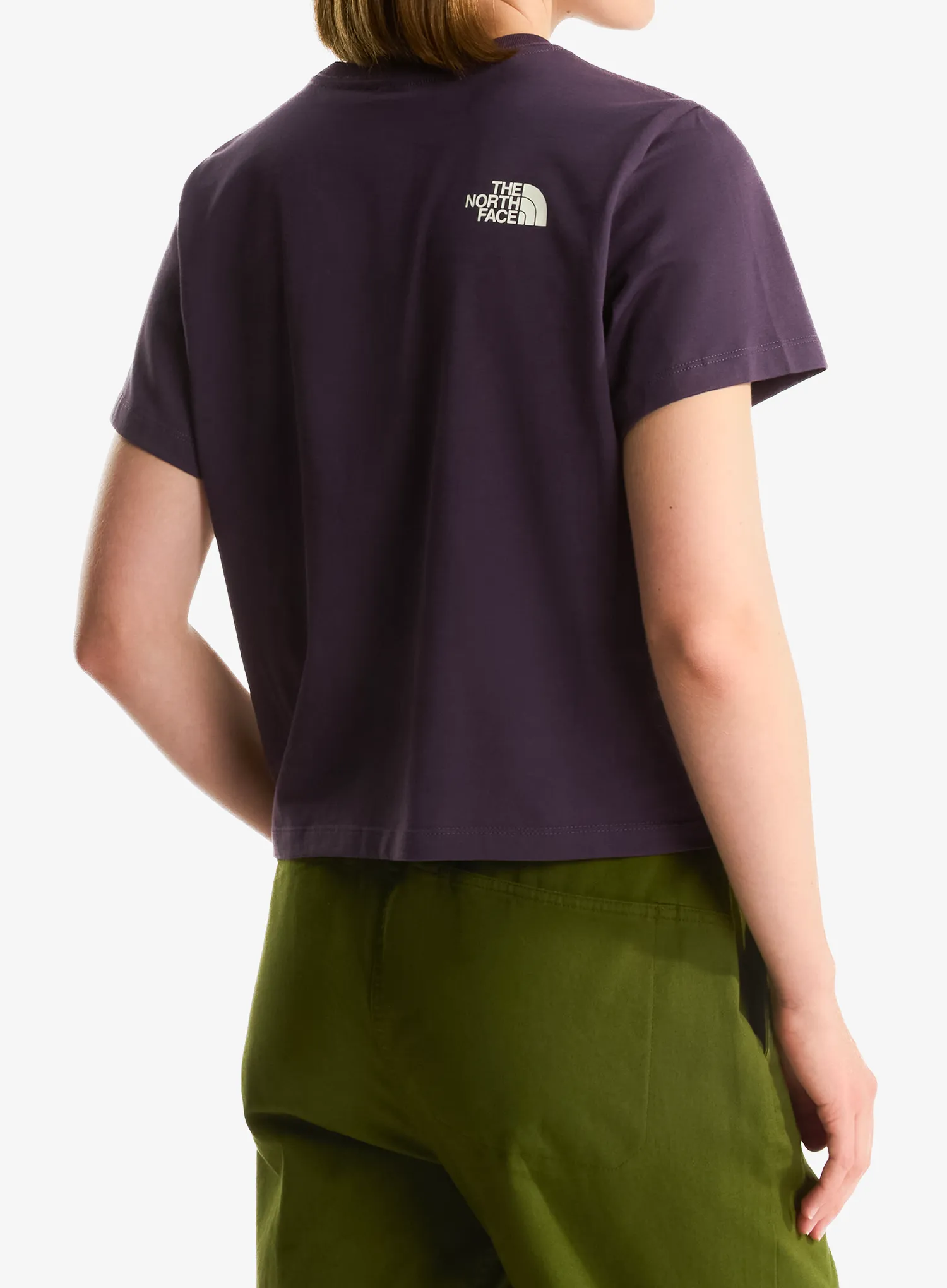 Shirt Damen The North Face Flora Embro Regular Short Sleeve Tee - endless dusk