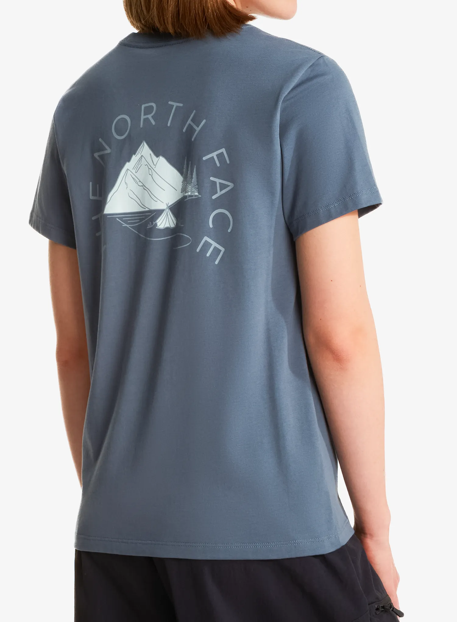 Shirt Damen The North Face Monte Regular Short Sleeve Tee - granite grey