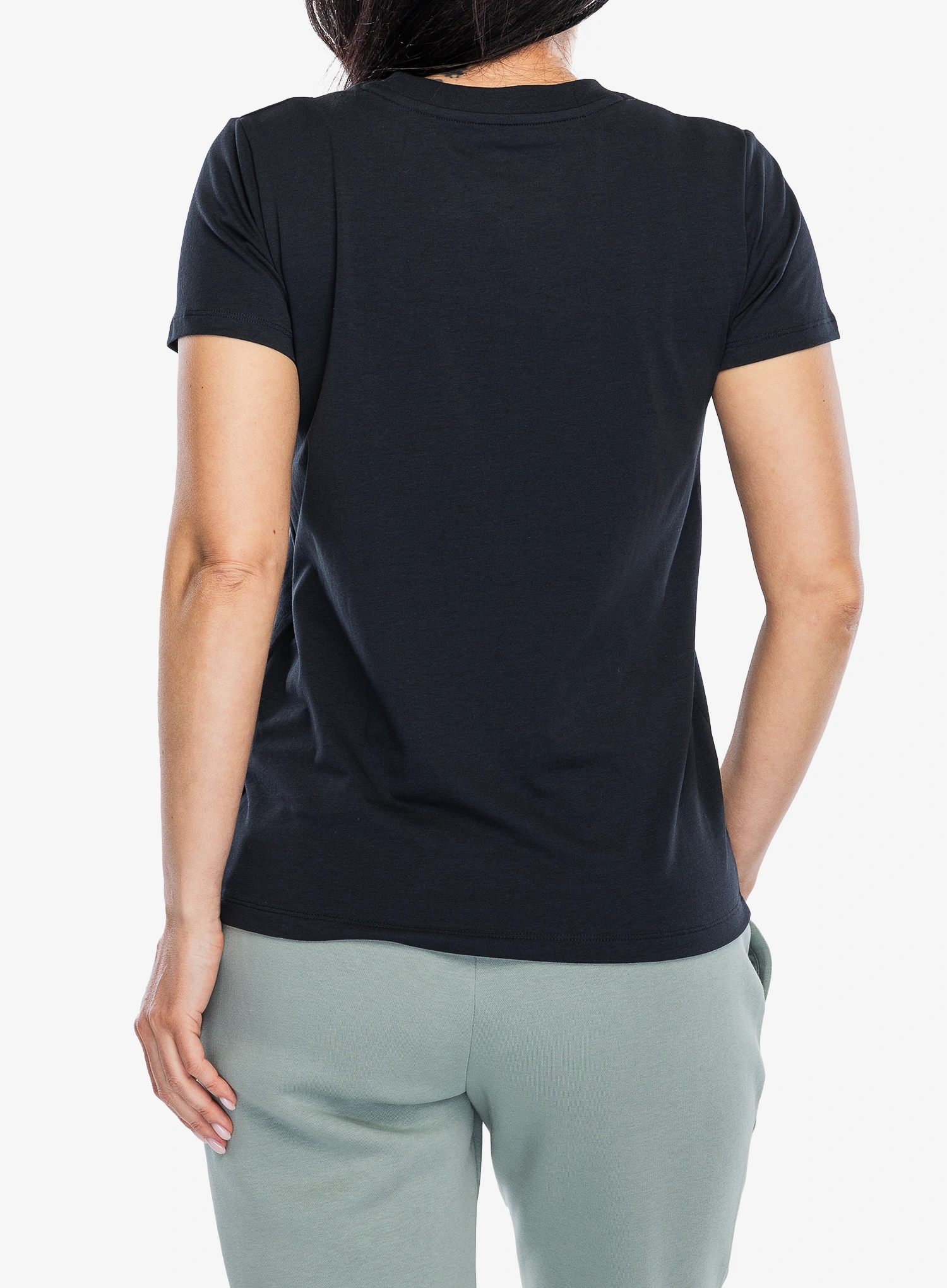 Shirt Damen Under Armour Rival Core SS - black/white