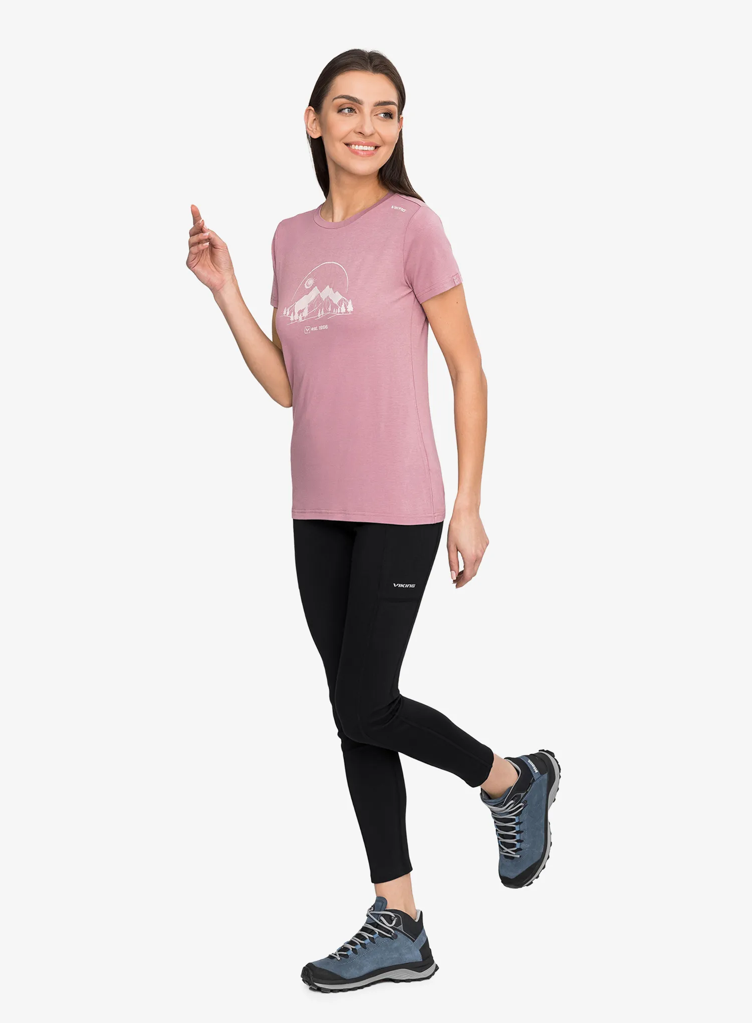 Shirt Damen Viking Lenta Bamboo Light - pink/fuchsia
