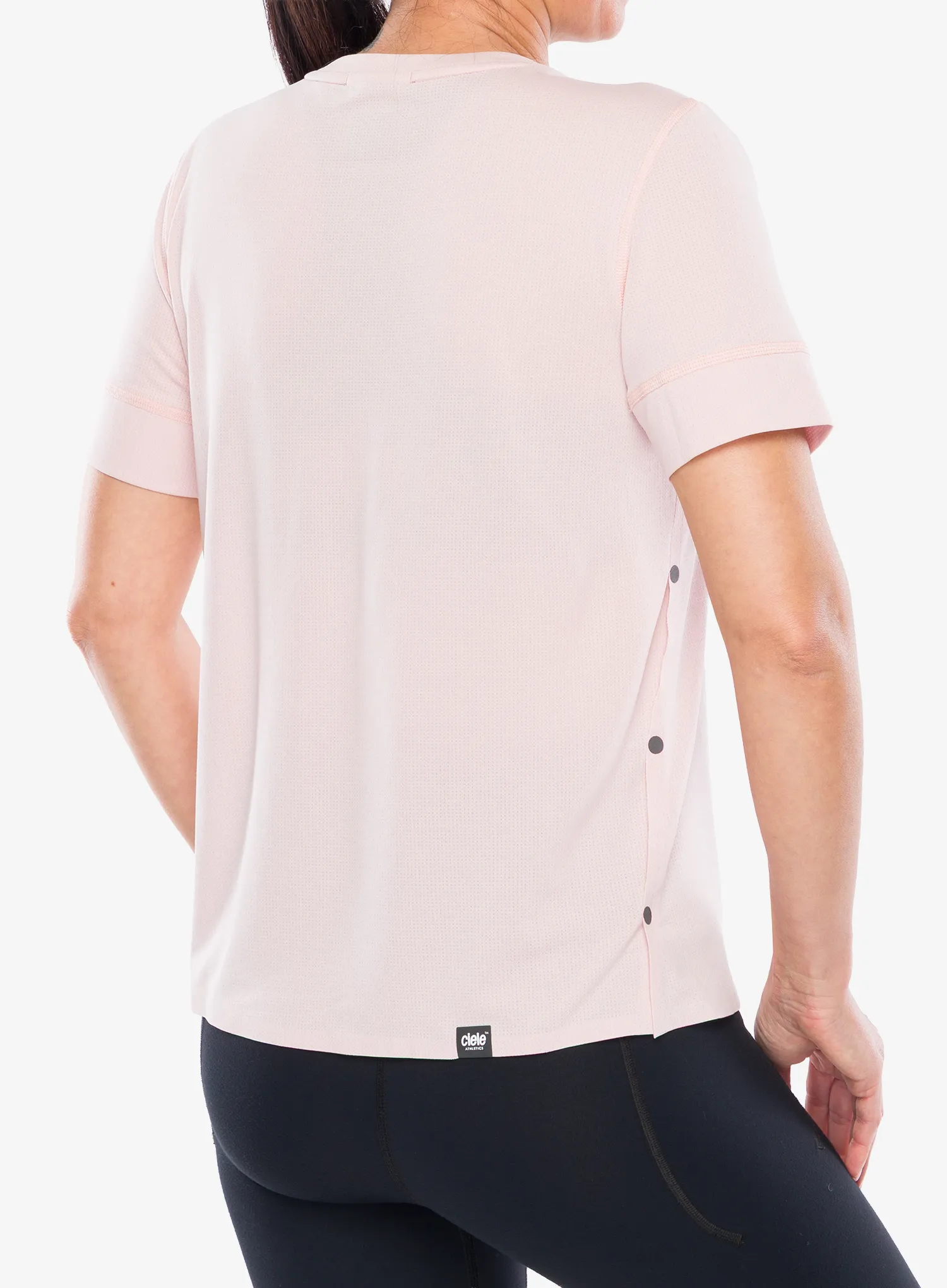 Laufshirt Damen Ciele FST T-Shirt - peachskin