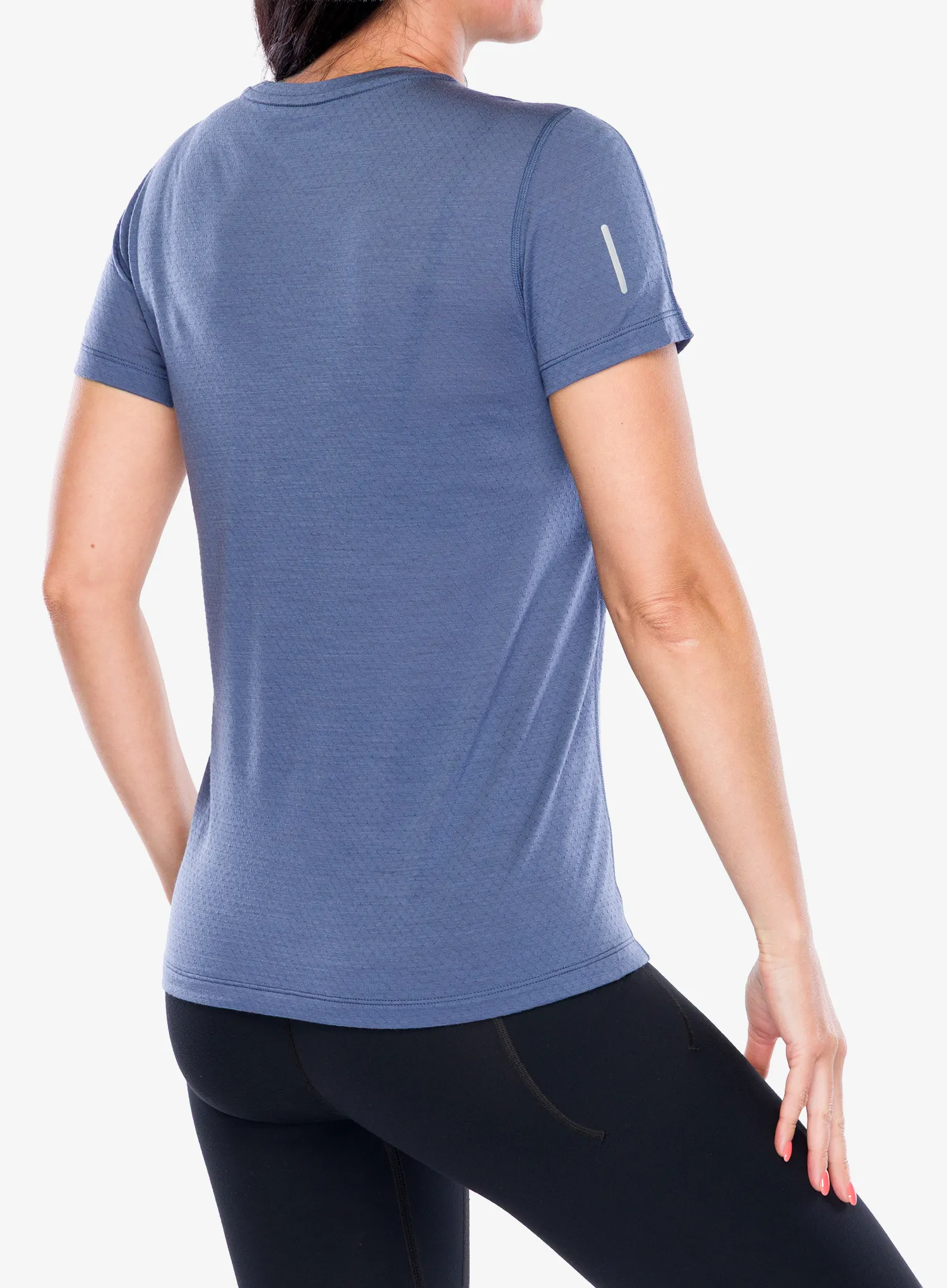 Laufshirt Damen Icebreaker Merino 125 Cool-Lite Speed SS Tee - dawn