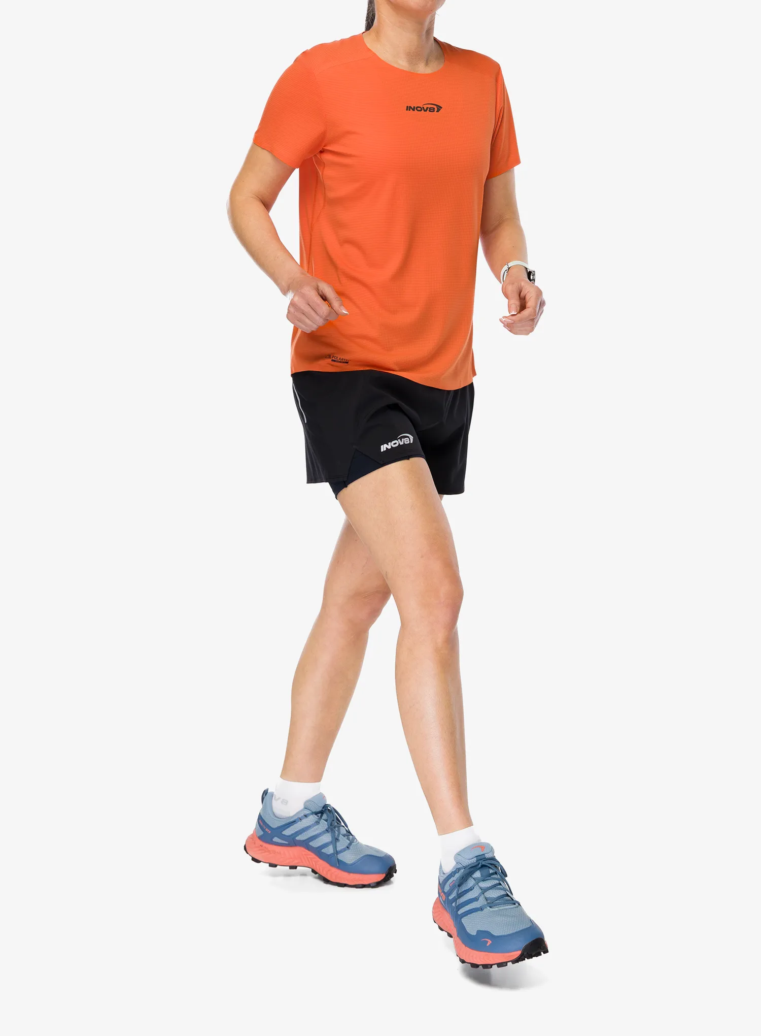 Laufshirt Damen Inov-8 Airlite Pro Short Sleeve T-Shirt - orange