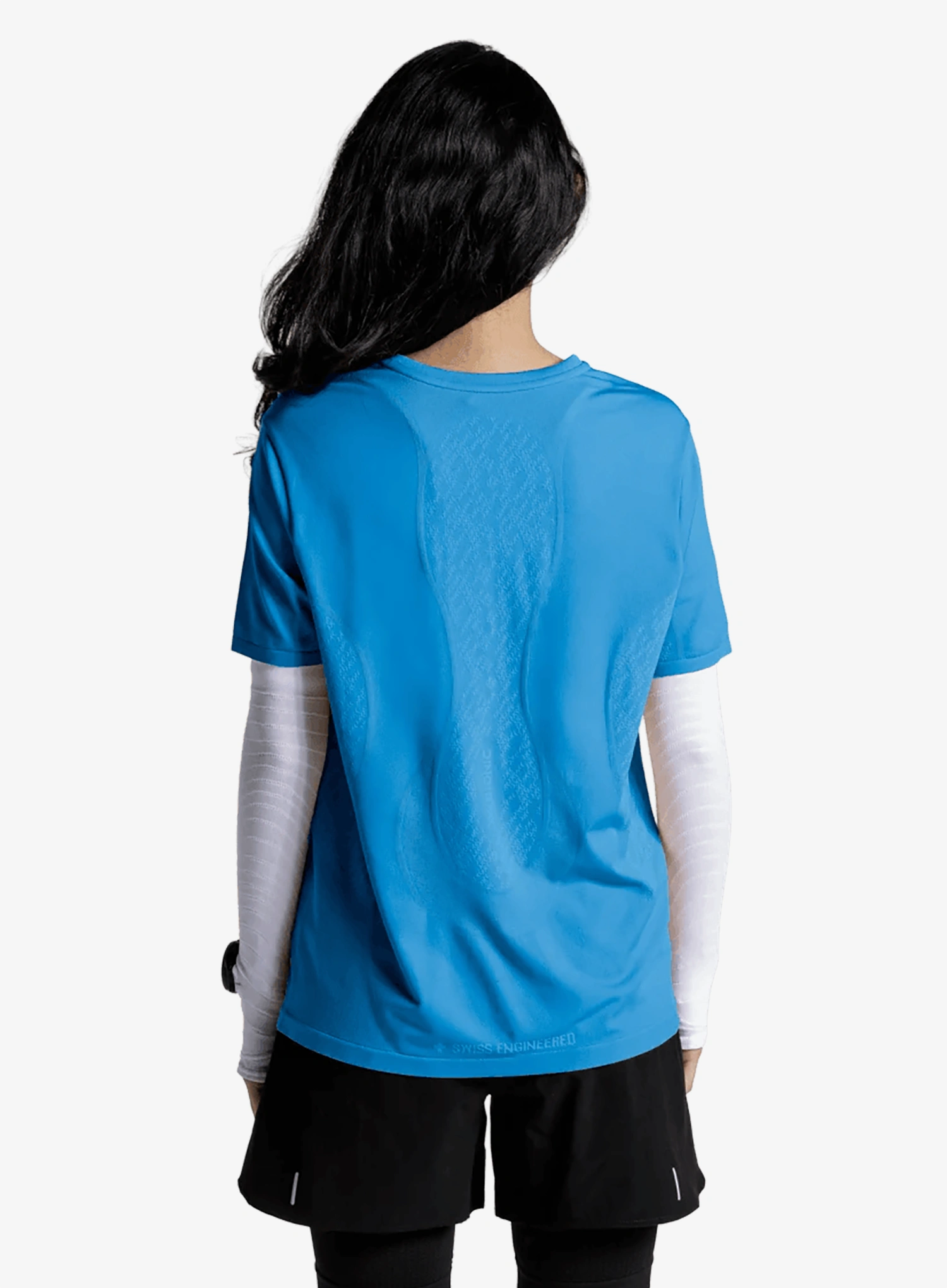 Laufshirt Damen X-Bionic Xceed Run Discover Shirt - eternal ice/ice