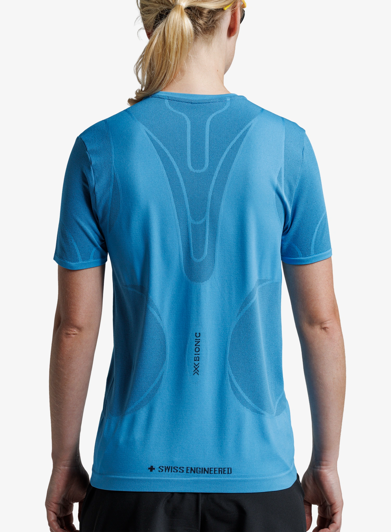 Laufshirt Damen X-Bionic Xceed Run Perform Shirt - eternal ice/ice