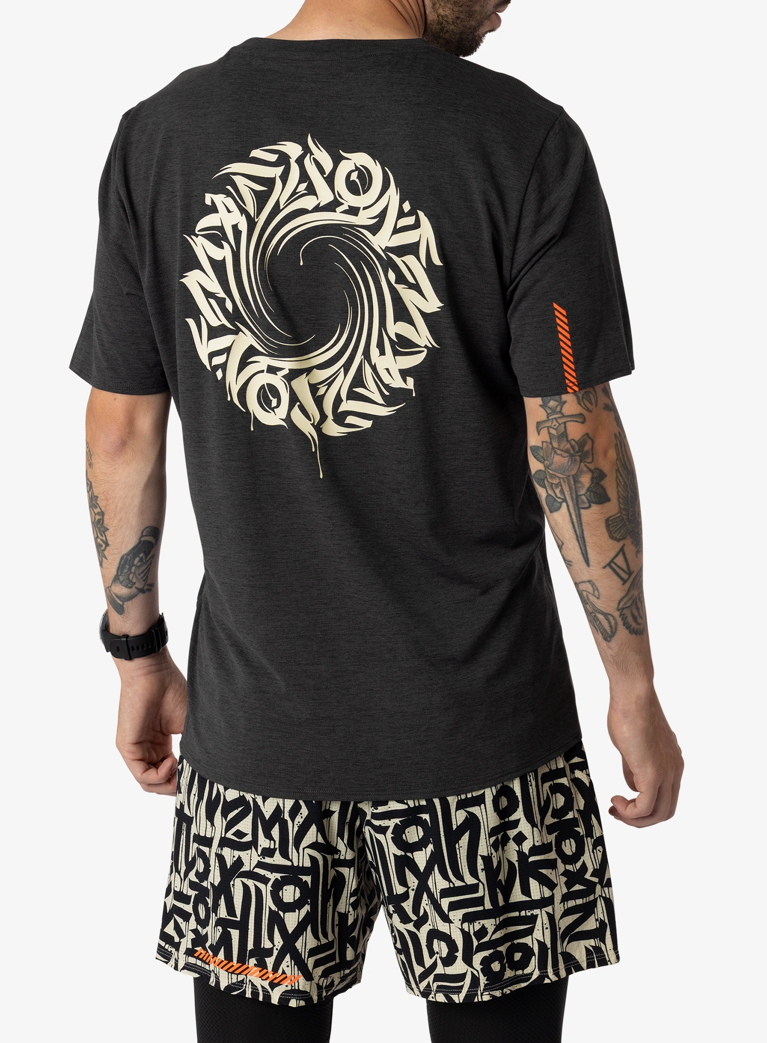 Laufshirt Dynafit Trail T-Shirt - black out