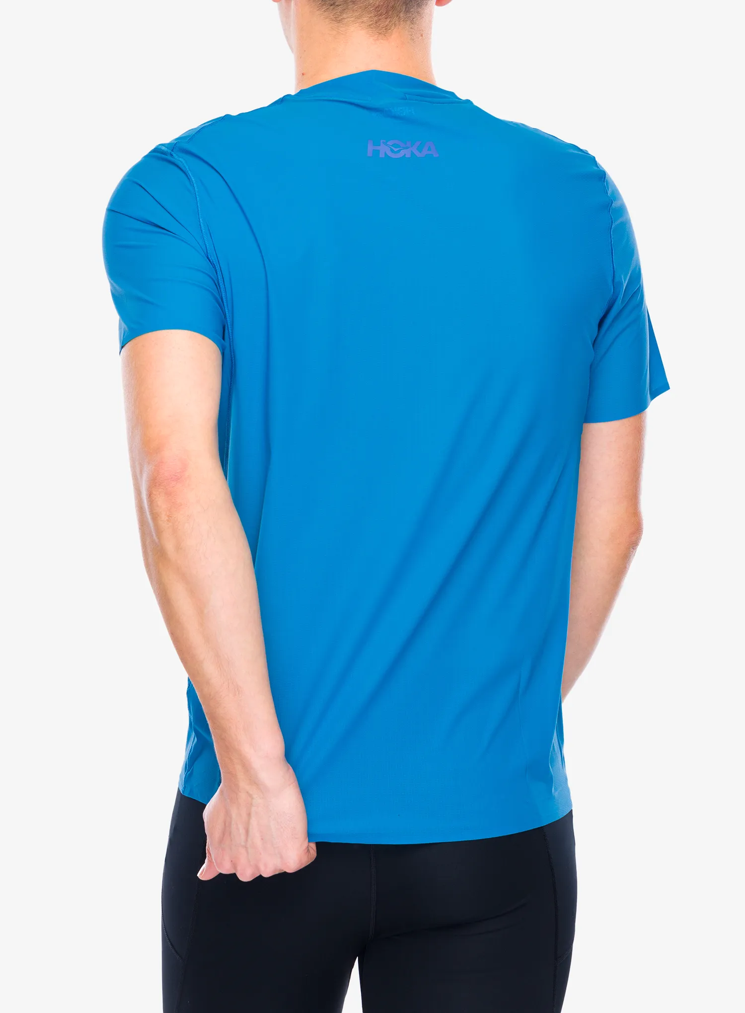 Laufshirt Hoka Performance Run Short Sleeve - hoka blue