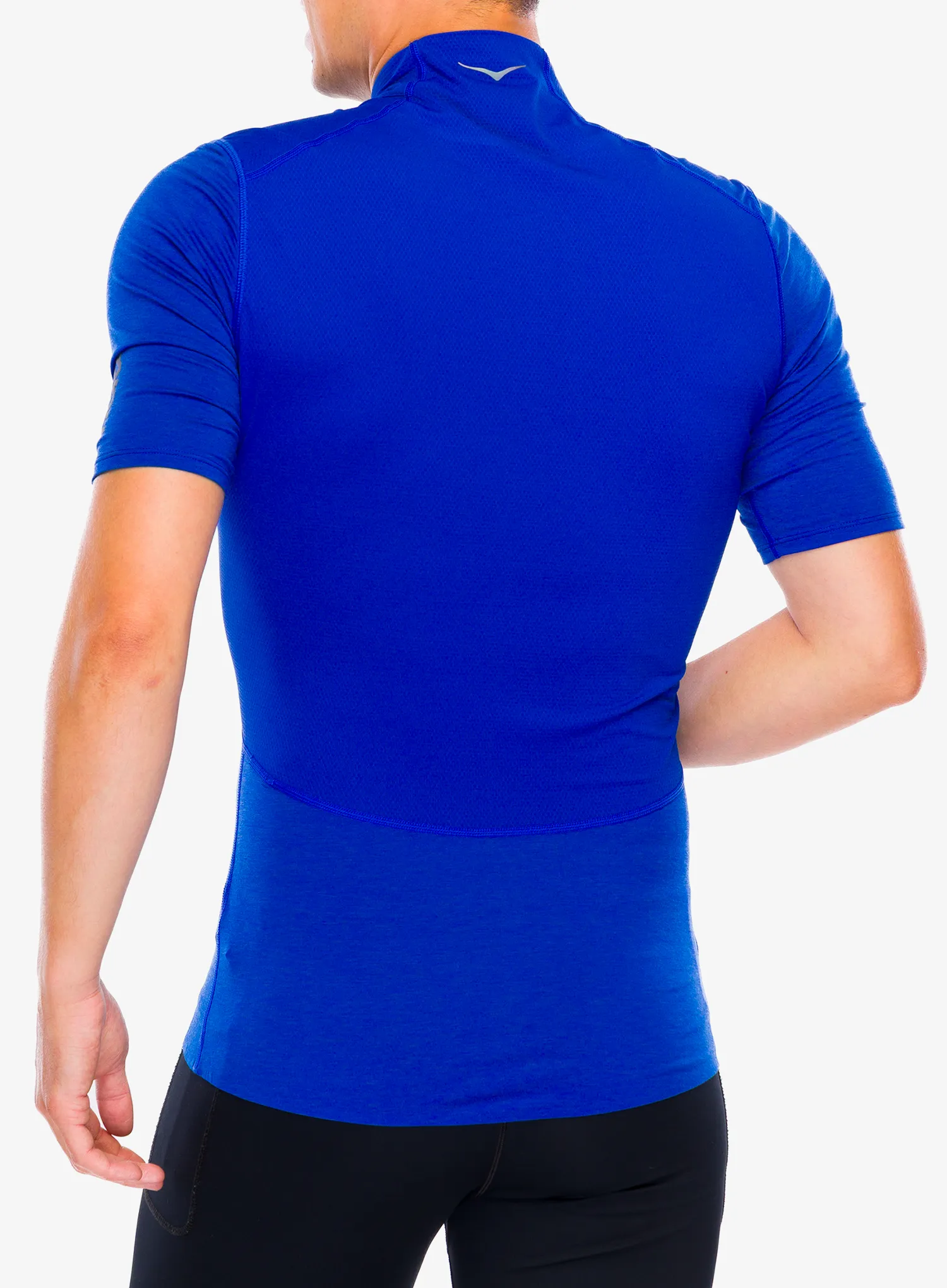 Laufshirt Hoka SkyBreeze Short Sleeve Zip - ultramarine