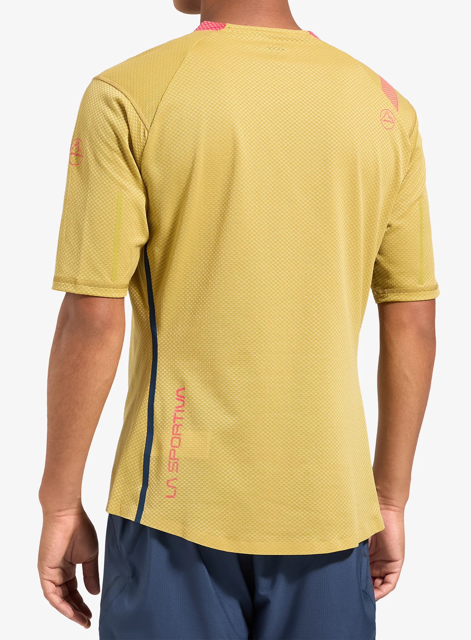 Laufshirt La Sportiva Trail Bite T-Shirt - savana/mountain red