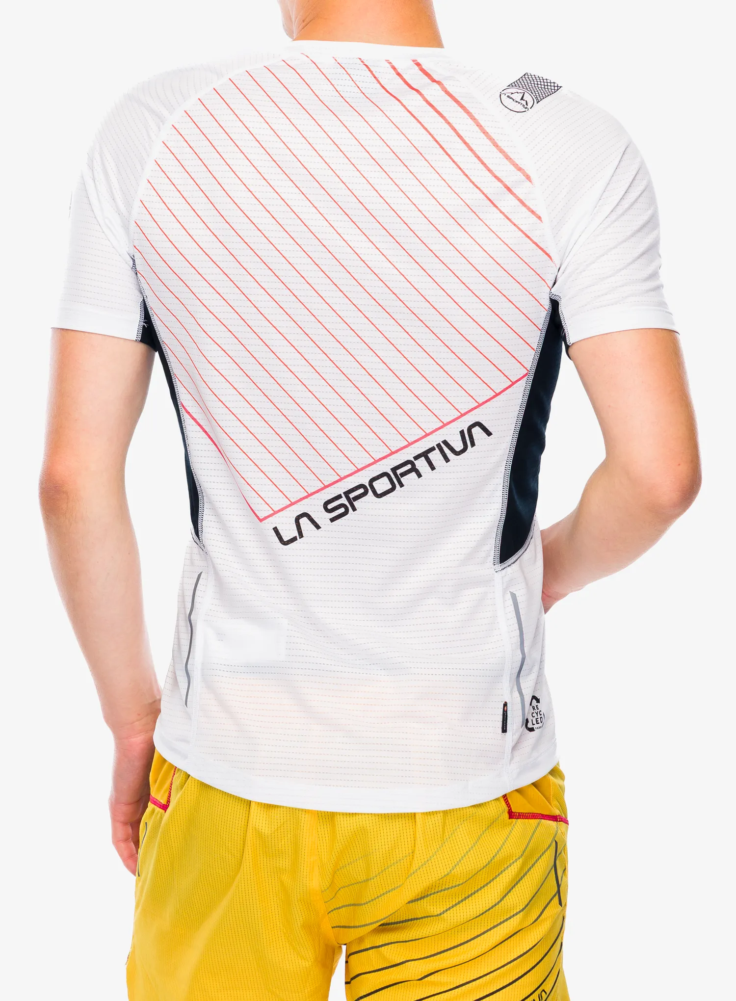Laufshirt La Sportiva Wave T-Shirt - white/black