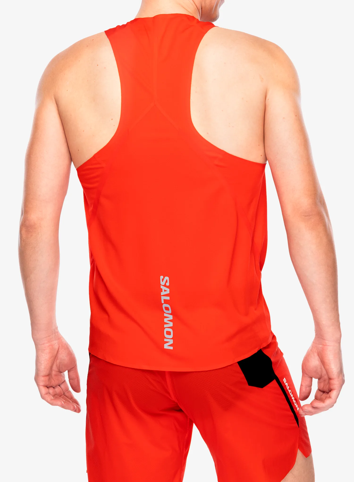 Laufshirt Salomon S/Lab Speed Singlet - fiery red