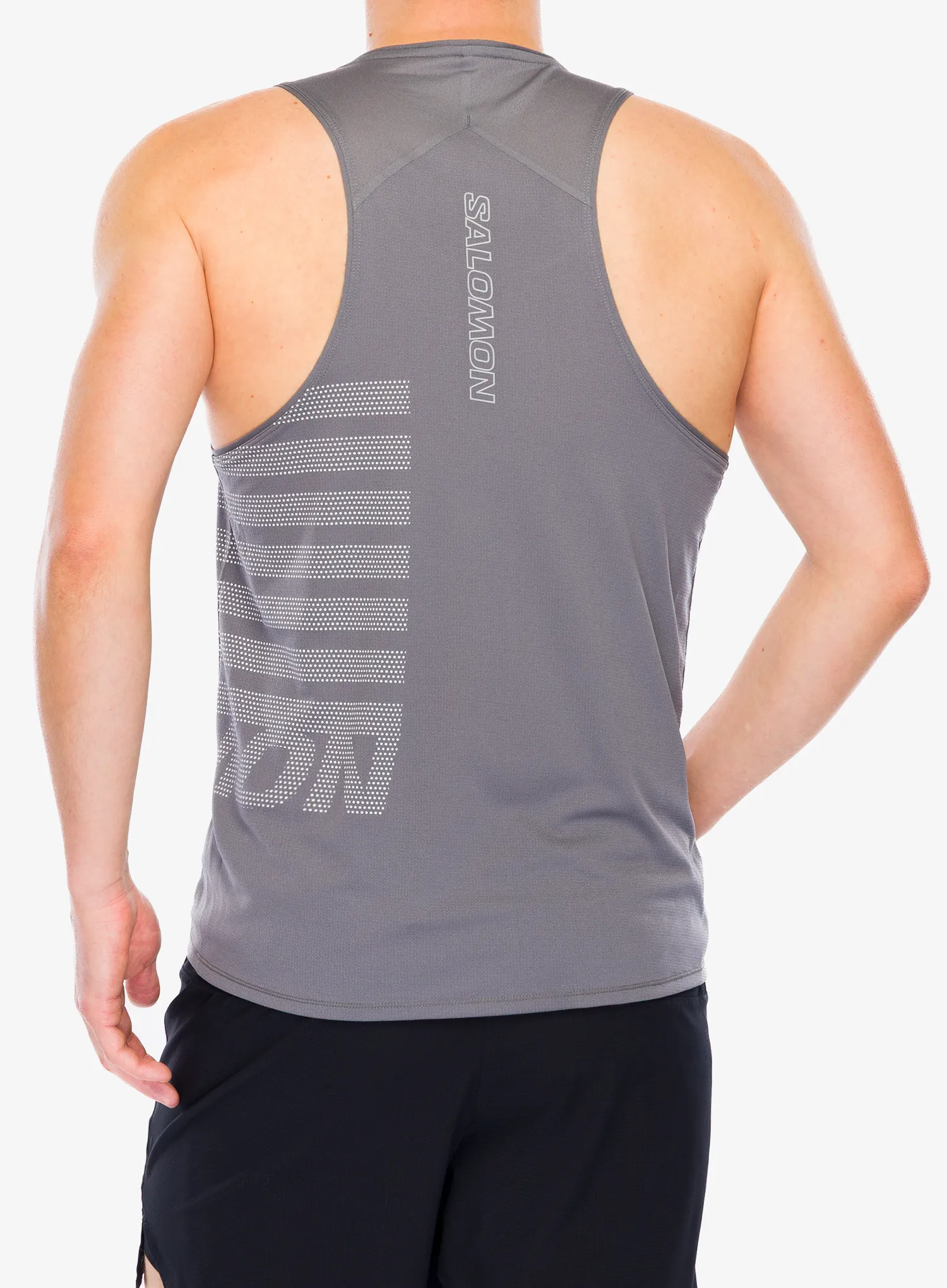 Laufshirt Salomon Sense Aero Singlet GFX - castel