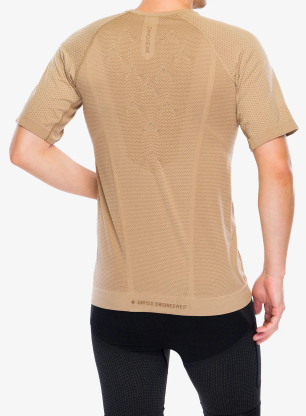 Laufshirt X-bionic Xceed Run Shirt S/S - sand/dark sand