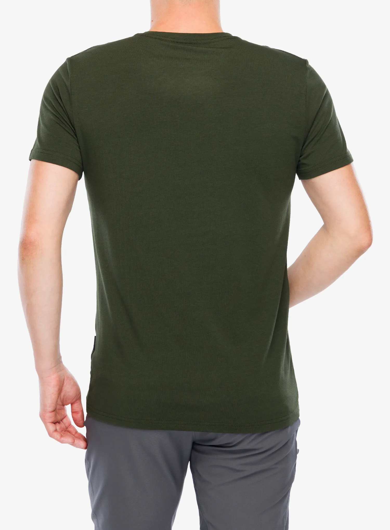 Shirt Dovre O-neck Bamboo Viscose T-shirt - green
