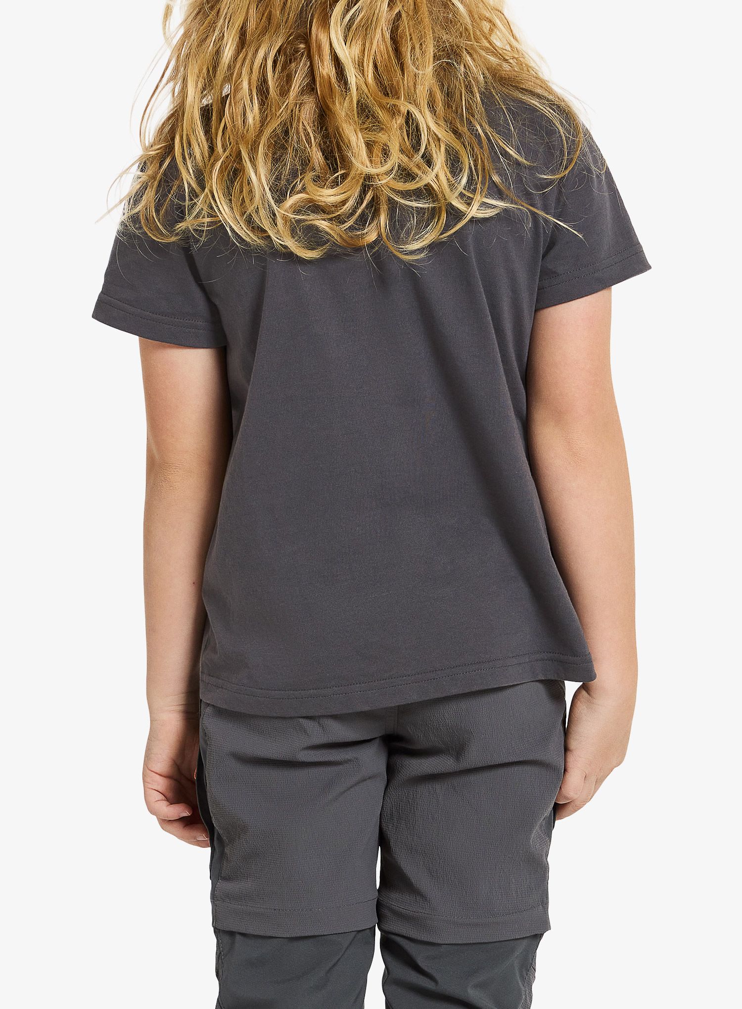 Shirt Kinder Didriksons Mynta T Exp 2 - coal black