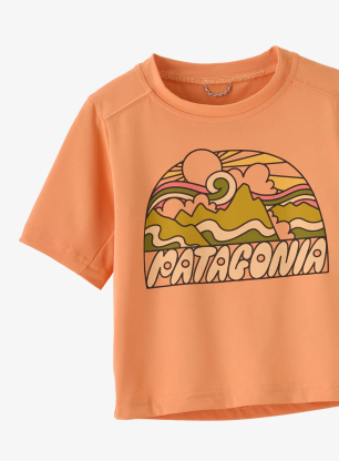 Shirt Kinder Patagonia Cap SW T-Shirt - fitz roy rays/heirloom peach