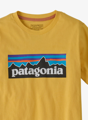 Shirt Kinder Patagonia P-6 Logo T-Shirt - nectar yellow