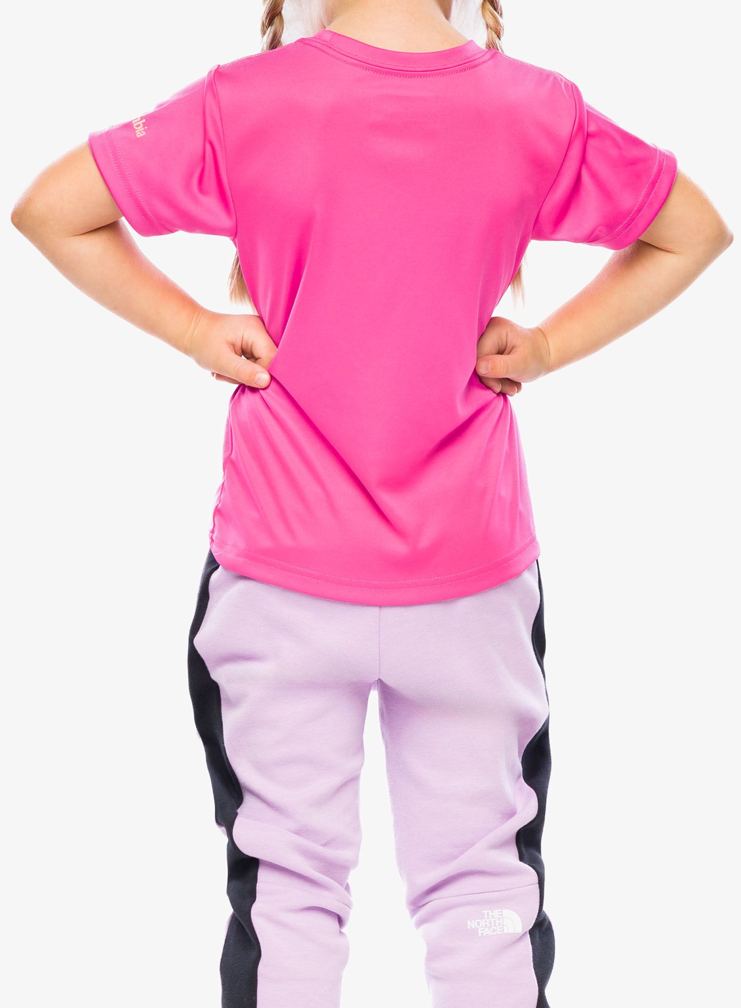 T-Shirt Mädchen Columbia Mirror Creek Short Sleeve Graphic Shirt - pink ice/graphic