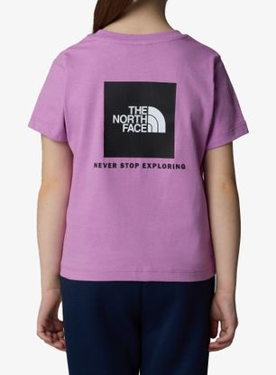 T-Shirt Mädchen The North Face Redbox S/S Tee - dragonfruit