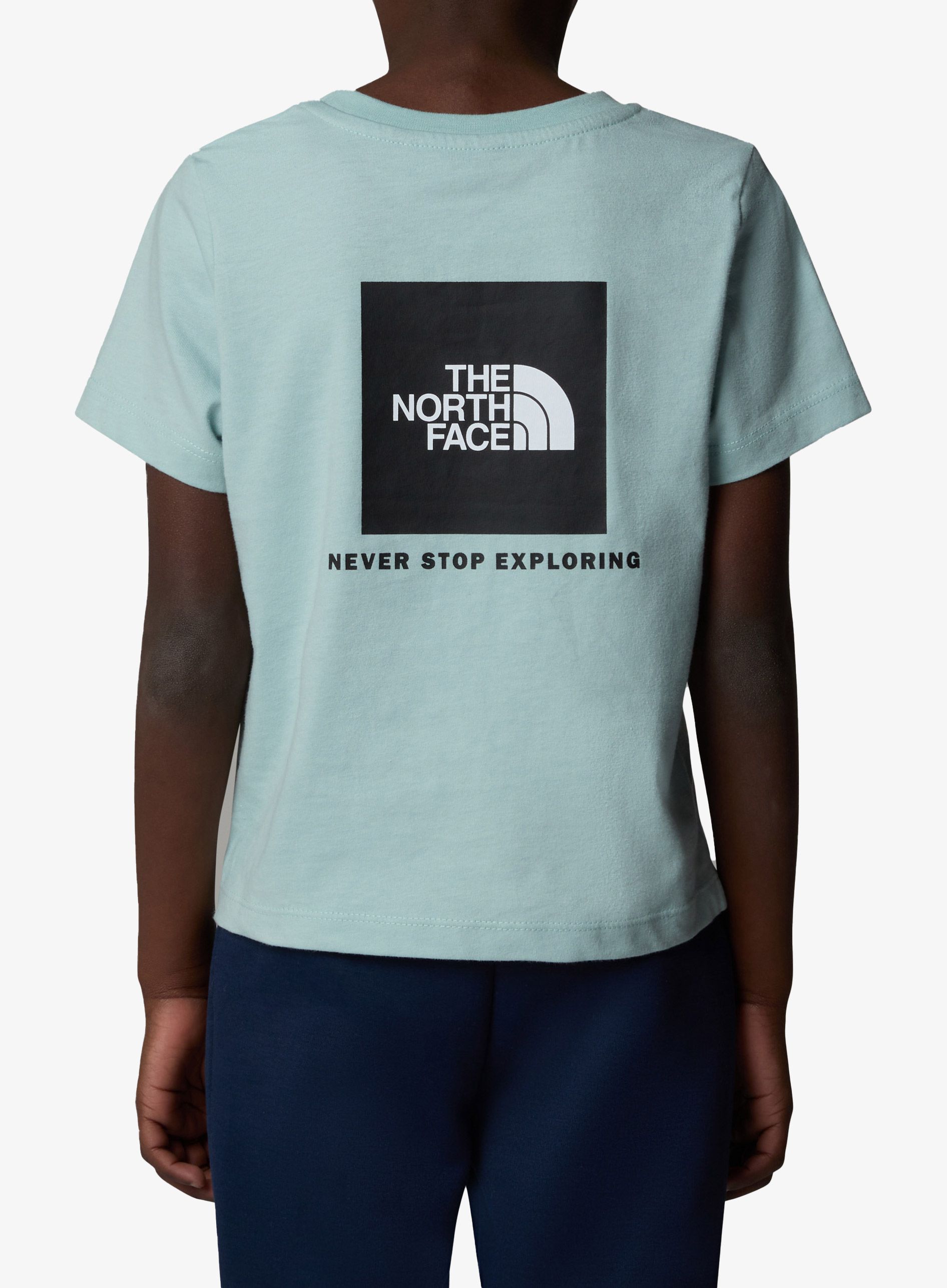 T-Shirt Mädchen The North Face Redbox S/S Tee - muted pine