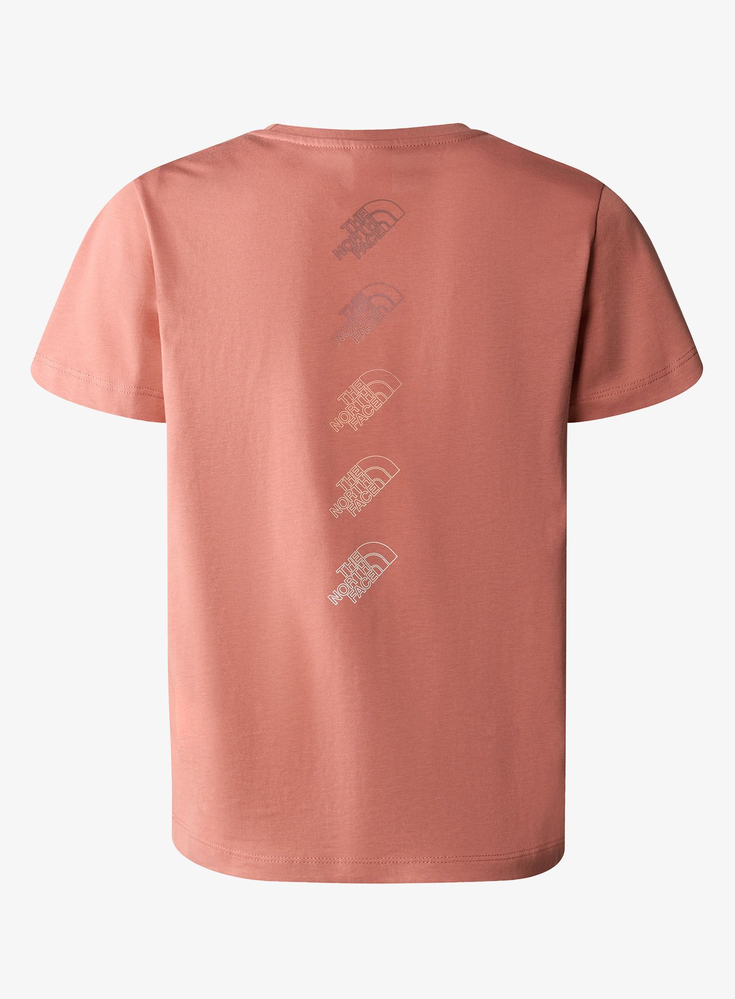 T-Shirt Mädchen The North Face S/S Relaxed  Graphic Tee 2 - light mahogany