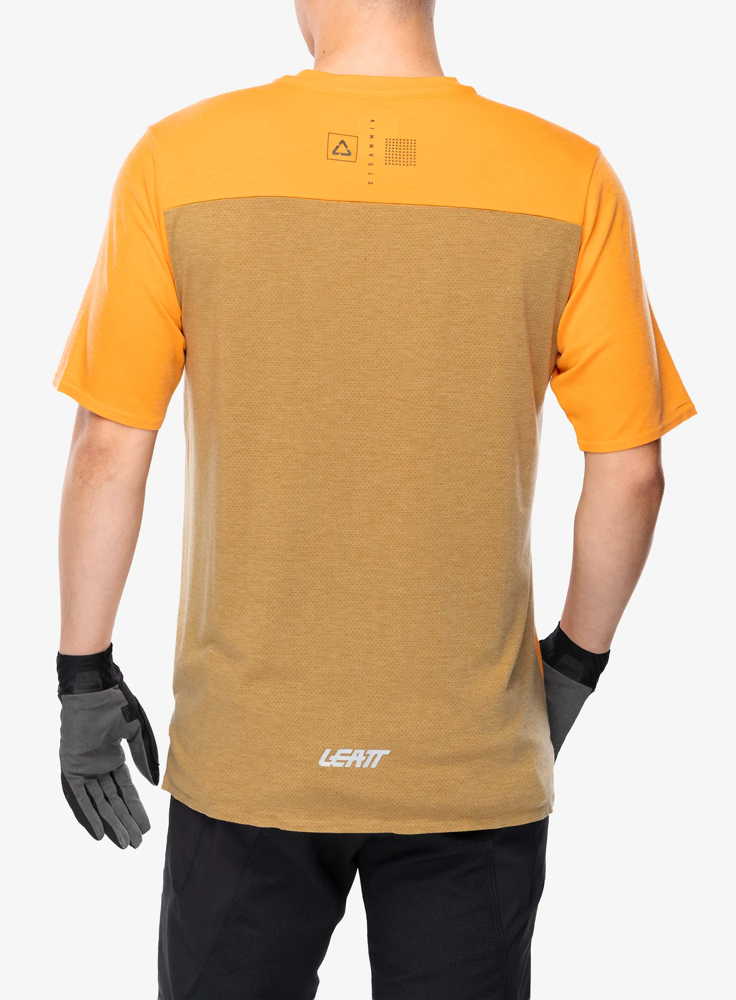 Enduro Trikot Leatt MTB 4.0 Trail Jersey - lager yellow