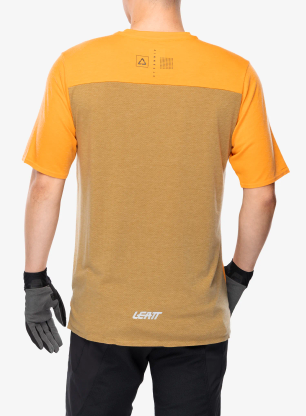 Enduro Trikot Leatt MTB 4.0 Trail Jersey - lager yellow