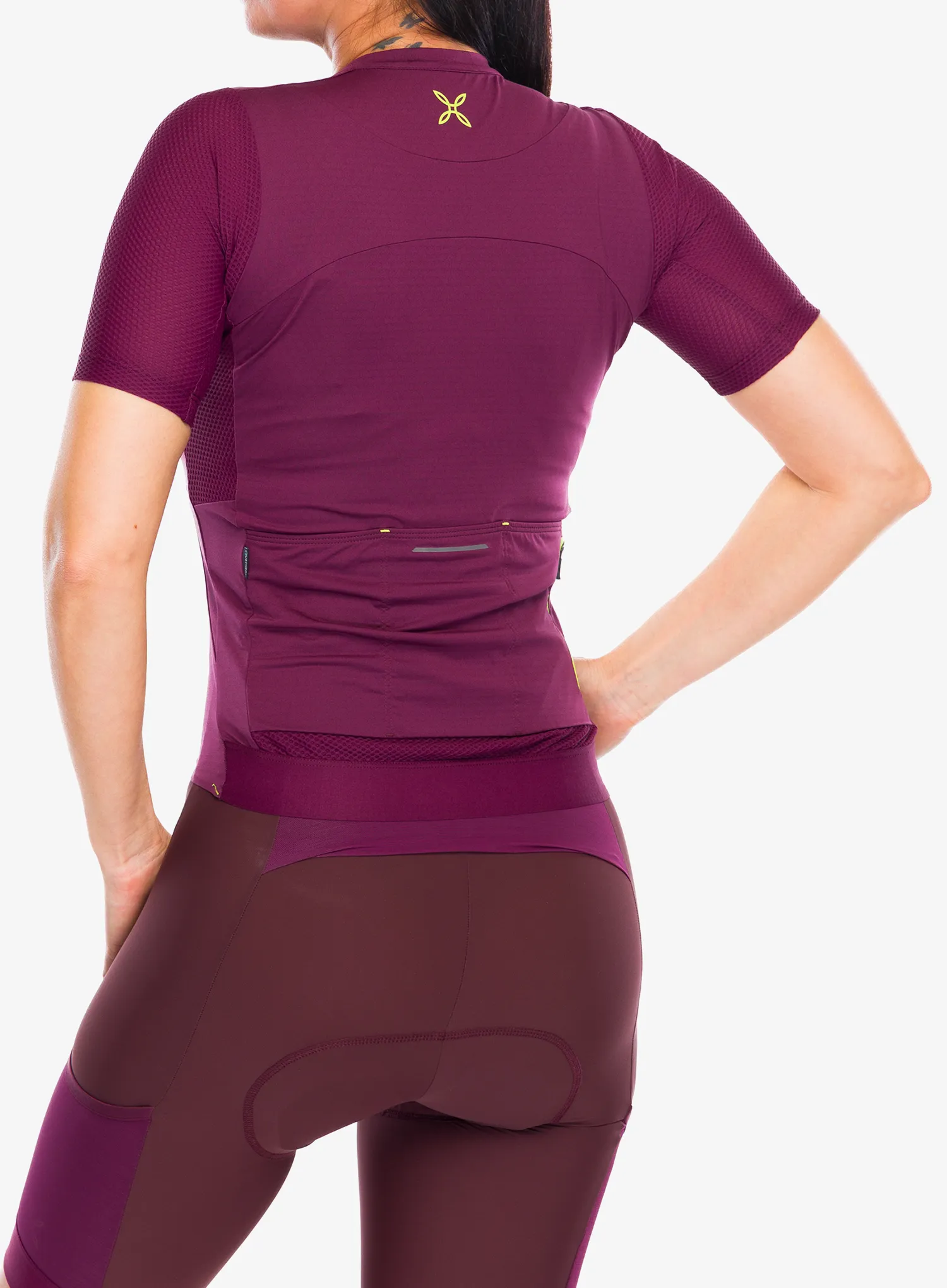 Rennrad Trikot Damen Montura Rando Cycling Jersey - wine red