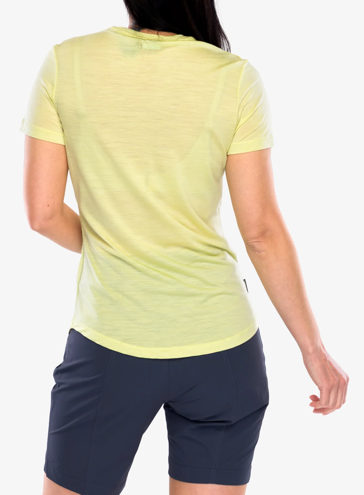 Merinoshirt Damen Icebreaker Merino 125 Cool-Lite Sphere III SS Tee - citrine