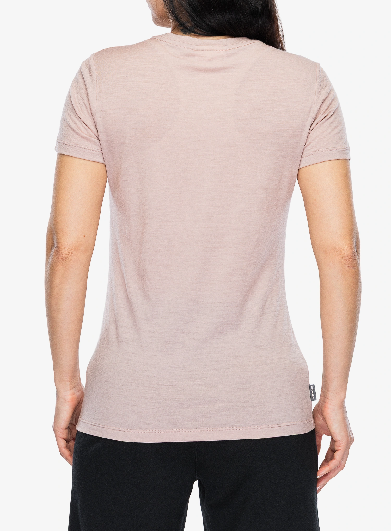 Merinoshirt Damen Icebreaker Merino 150 Tech Lite III SS Tee - pink quartz