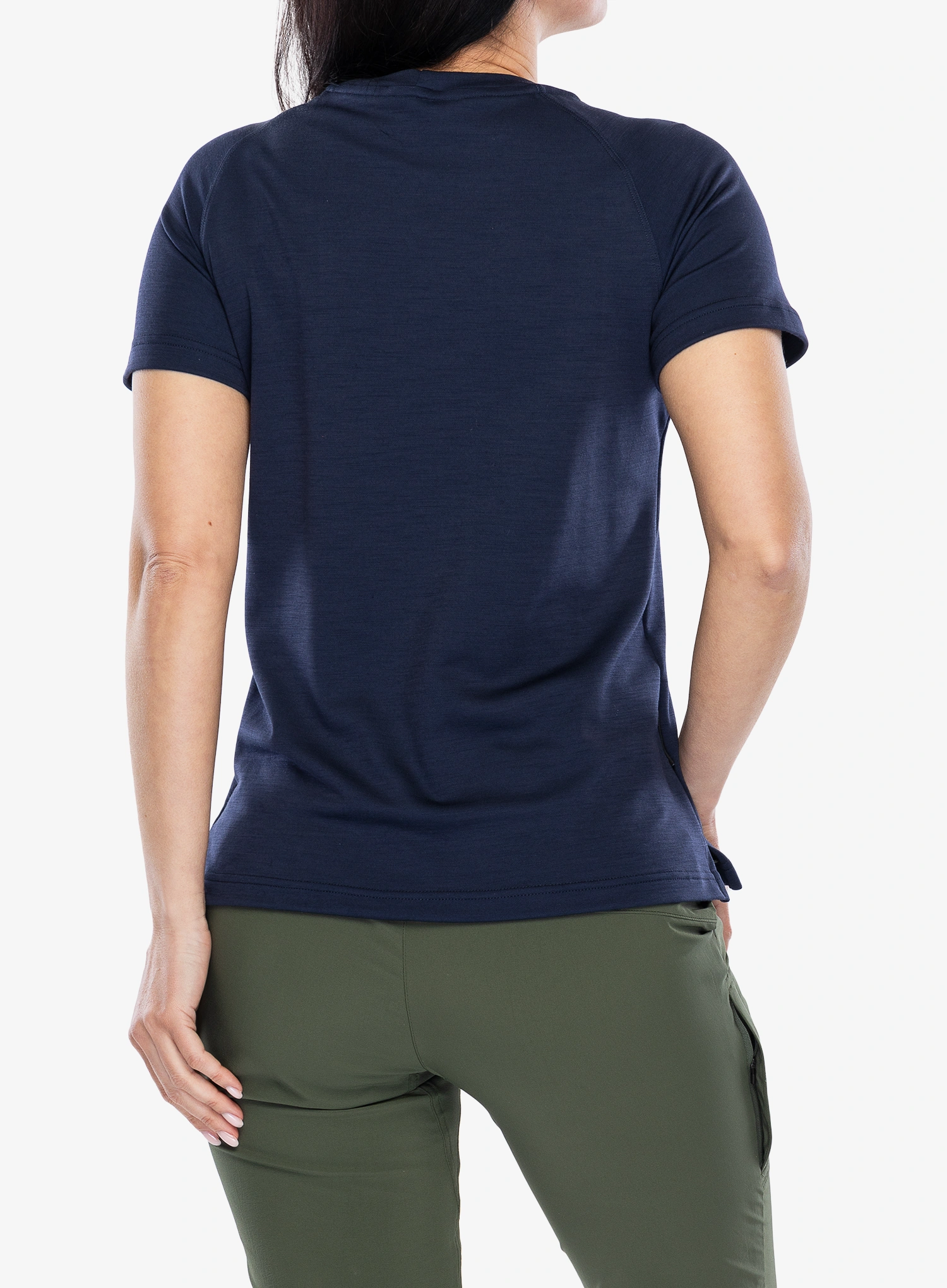 Merinoshirt Damen Sensor Merino Blend Moon SS Tee - deep blue