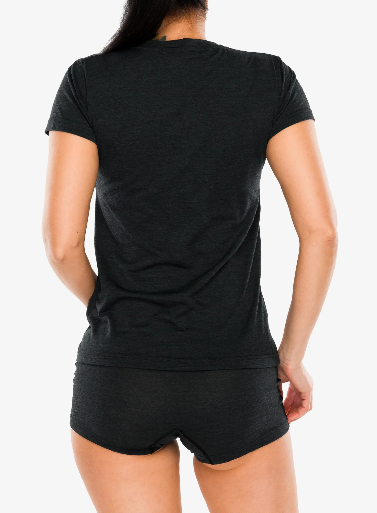 Merinoshirt Damen Sensor Merino Cordura SS Tee - black
